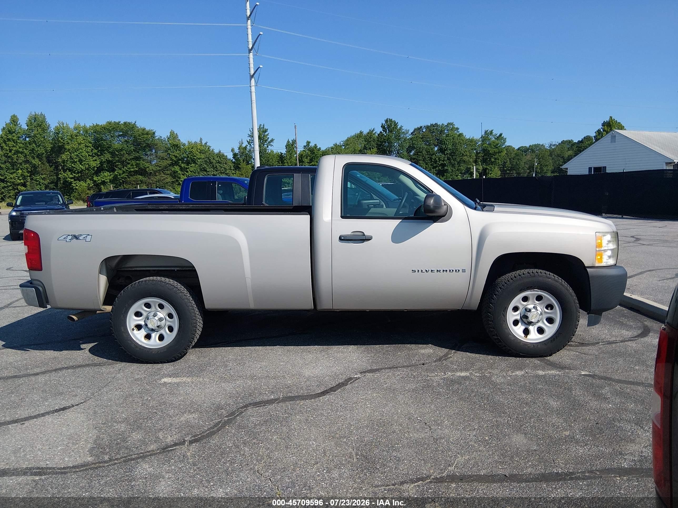 2009 Chevrolet Silverado 1500 Work Truck Tan vin: 1GCEK14X49Z262710