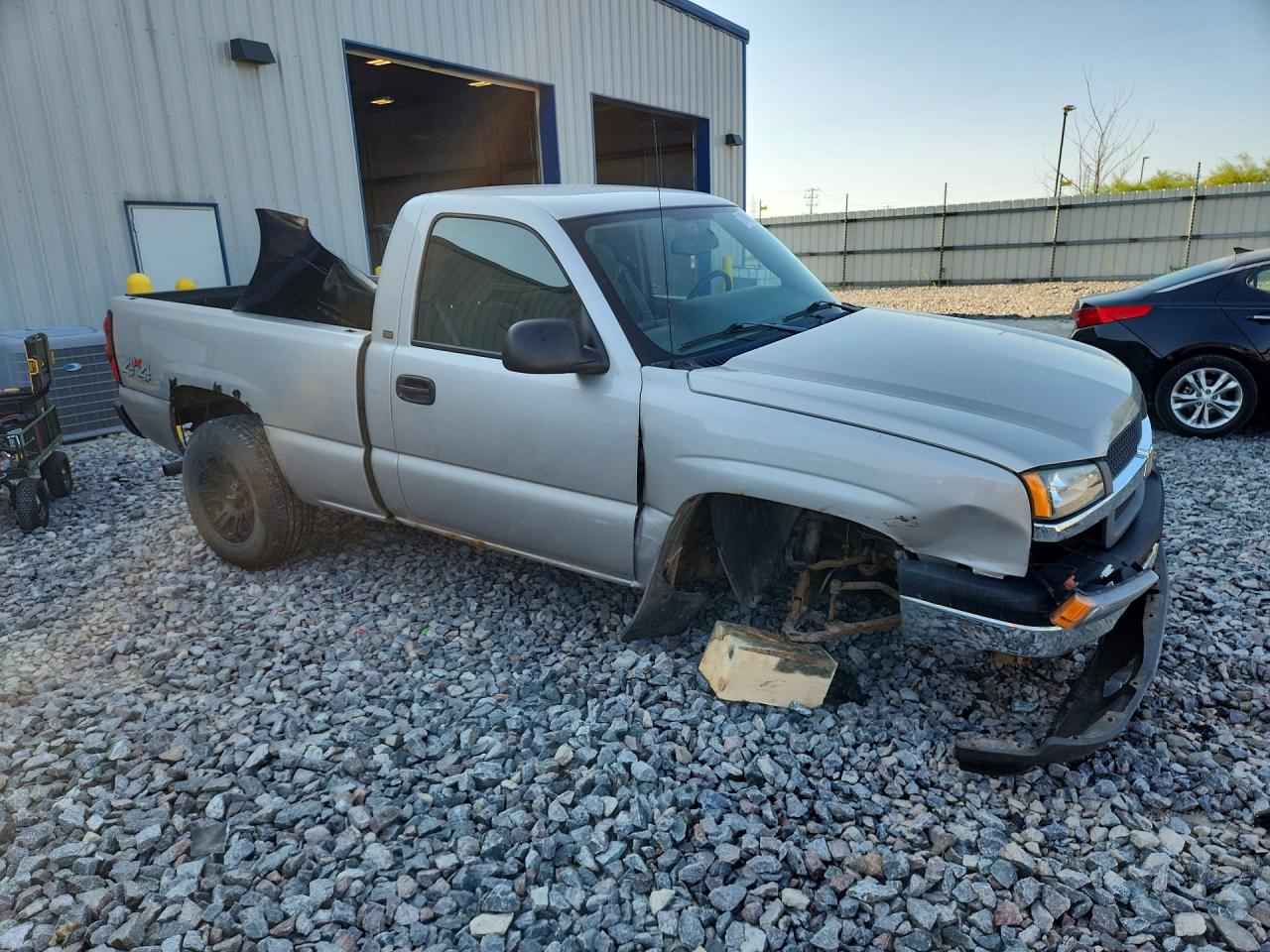 2005 Chevrolet Silverado K1500 Серебряный vin: 1GCEK14X55Z245344