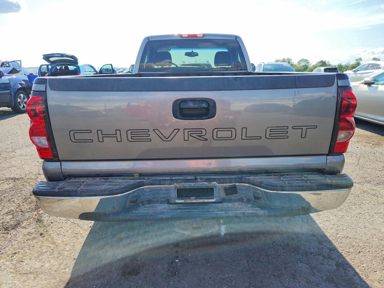 2006 Chevrolet Silverado K1500 Beige vin: 1GCEK14X56Z130809