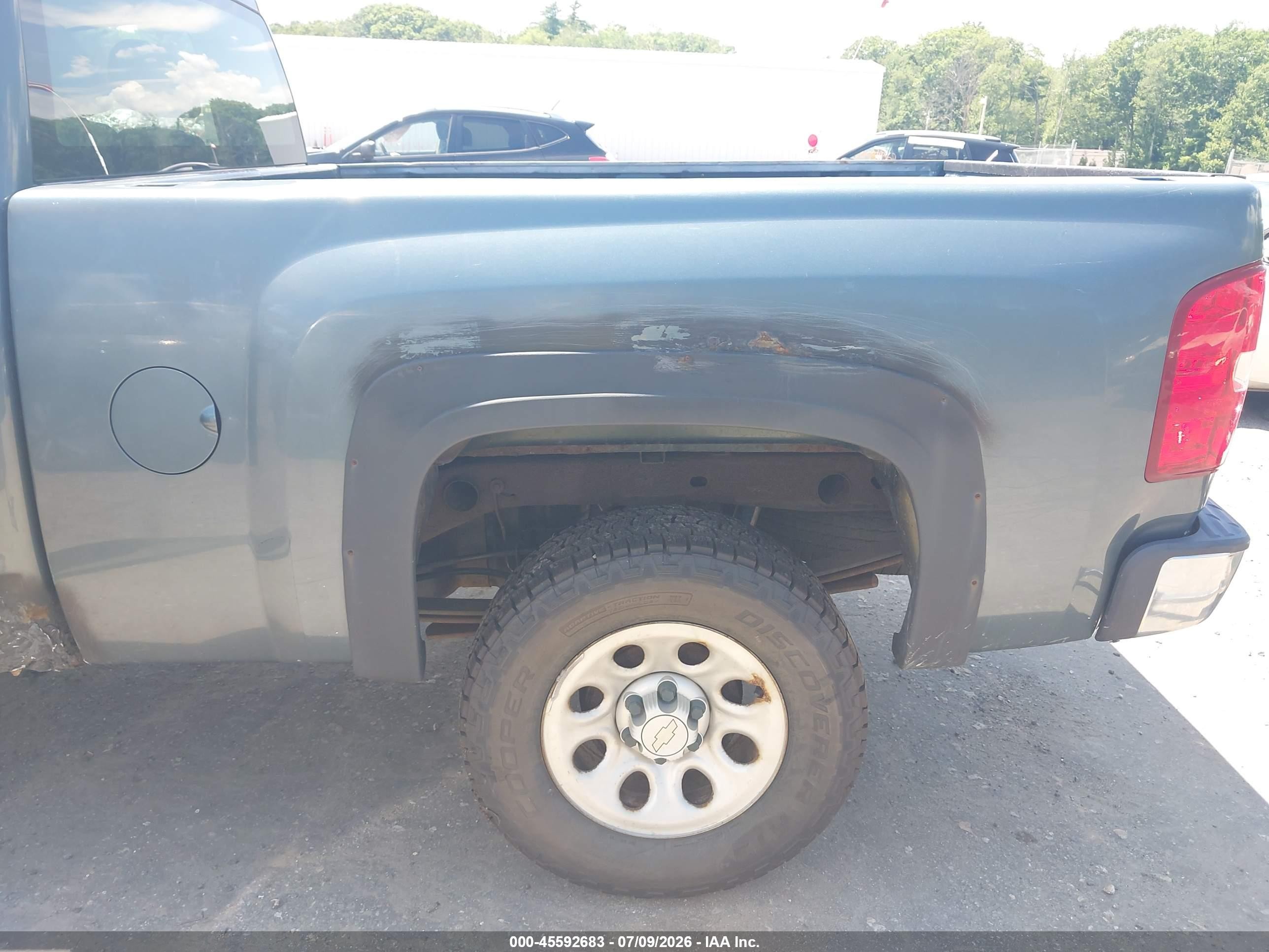 2007 Chevrolet Silverado 1500 Work Truck Синий vin: 1GCEK14X57Z640840