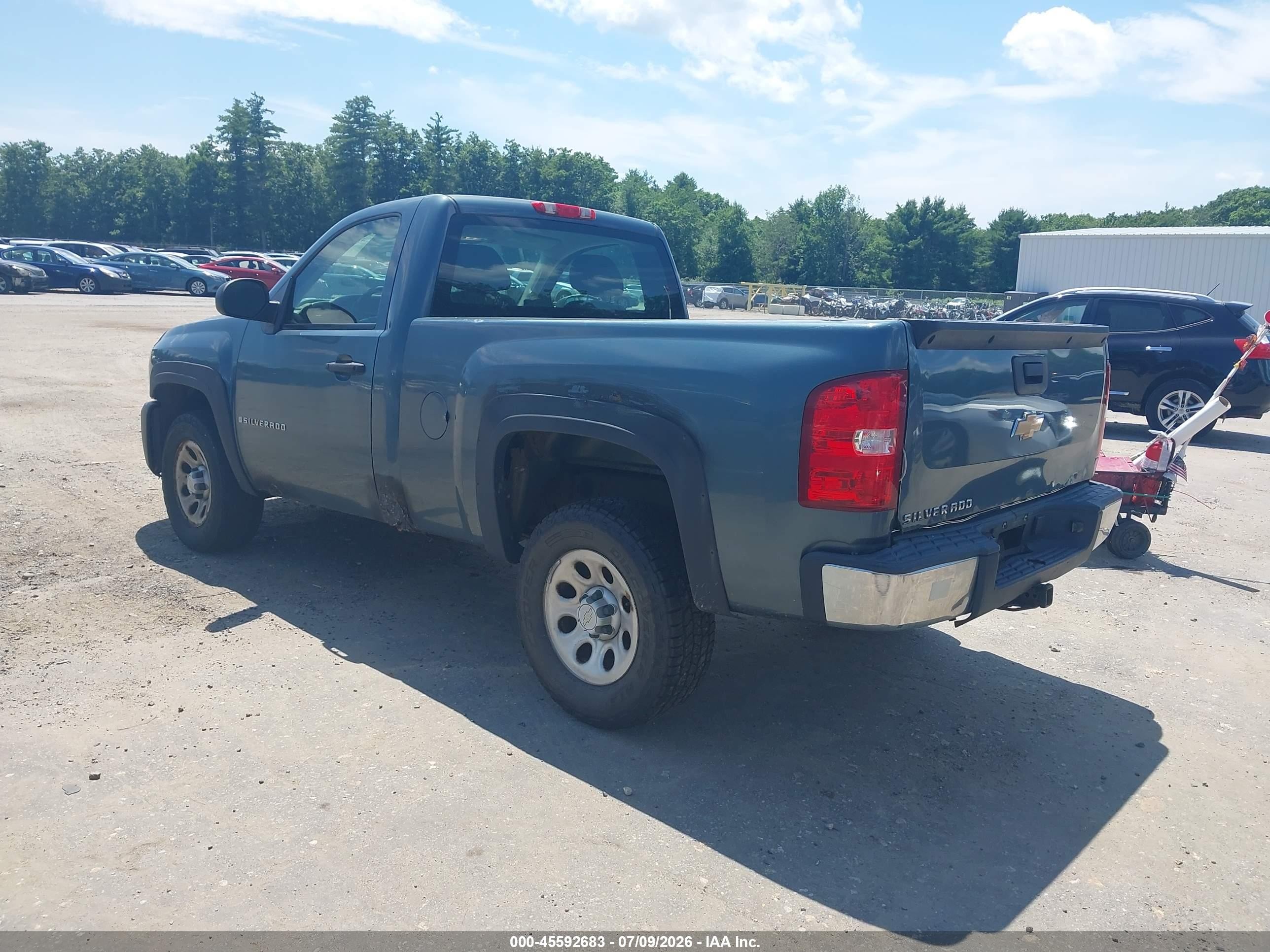 2007 Chevrolet Silverado 1500 Work Truck Синий vin: 1GCEK14X57Z640840