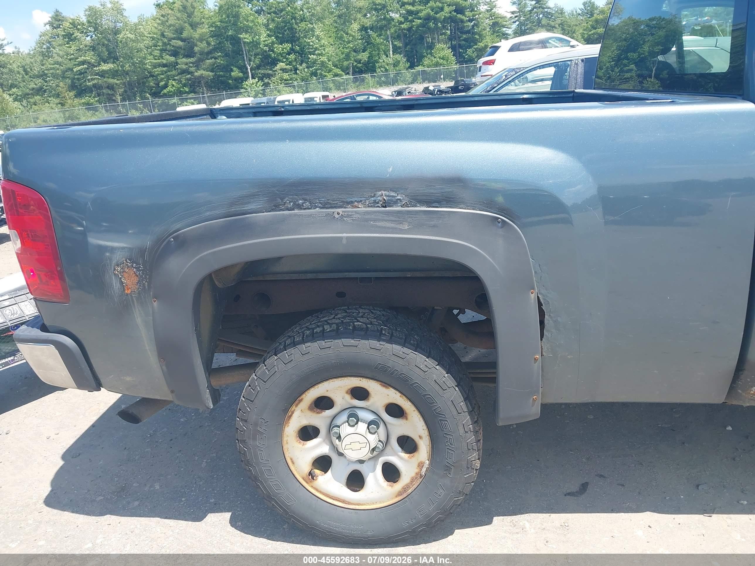 2007 Chevrolet Silverado 1500 Work Truck Синий vin: 1GCEK14X57Z640840