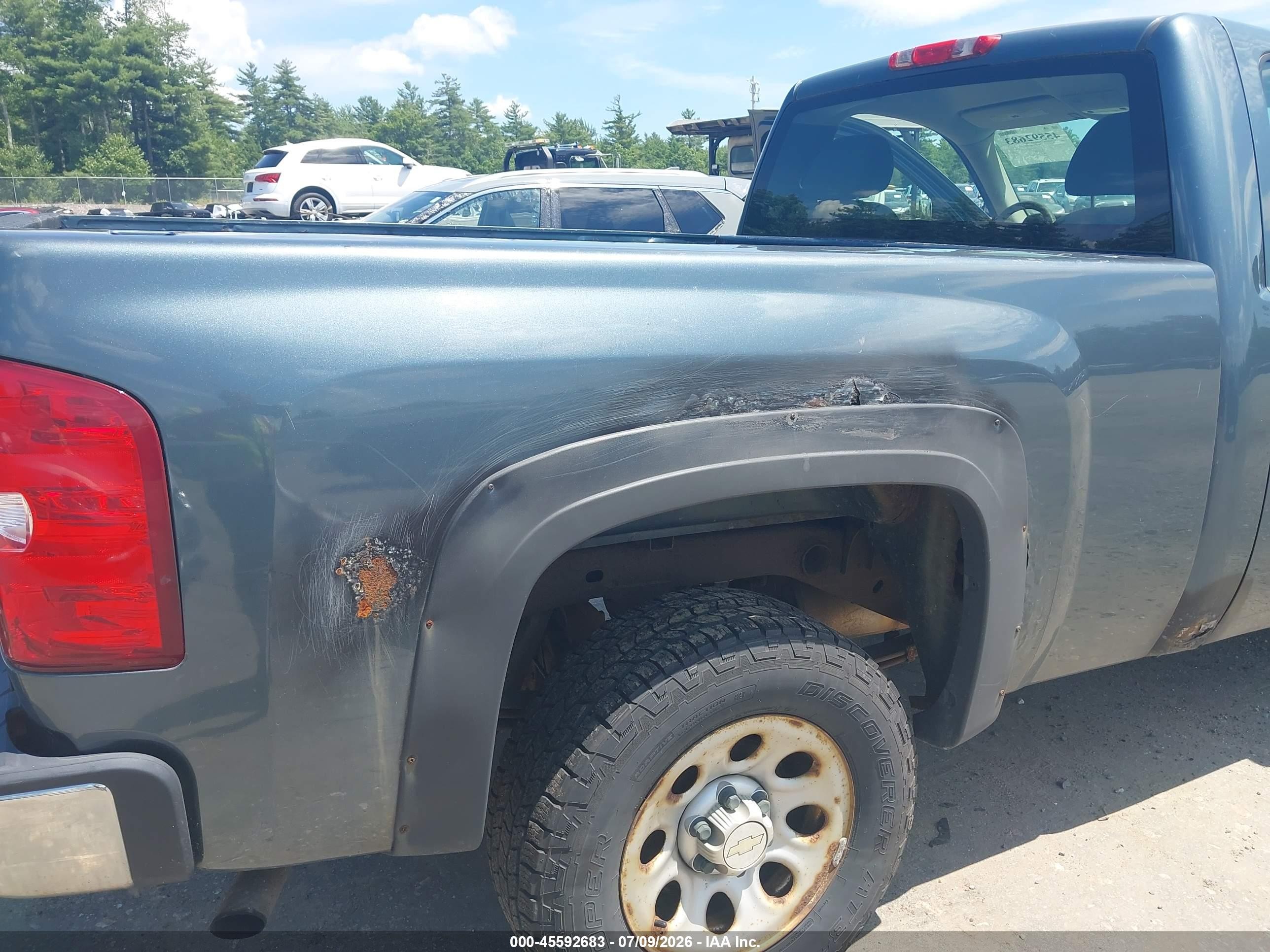 2007 Chevrolet Silverado 1500 Work Truck Синий vin: 1GCEK14X57Z640840