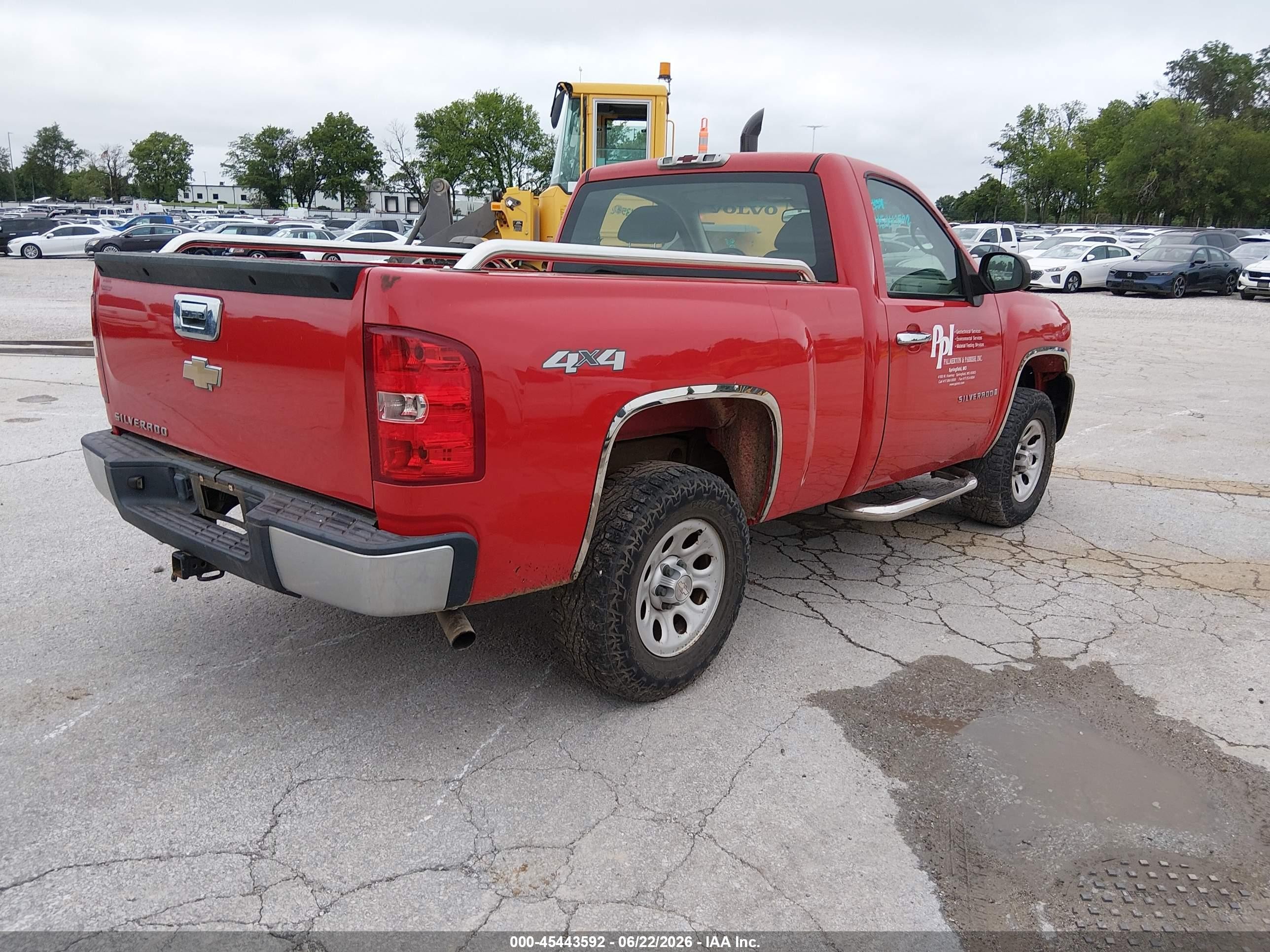 2008 Chevrolet Silverado 1500 Work Truck Red vin: 1GCEK14X88Z325404