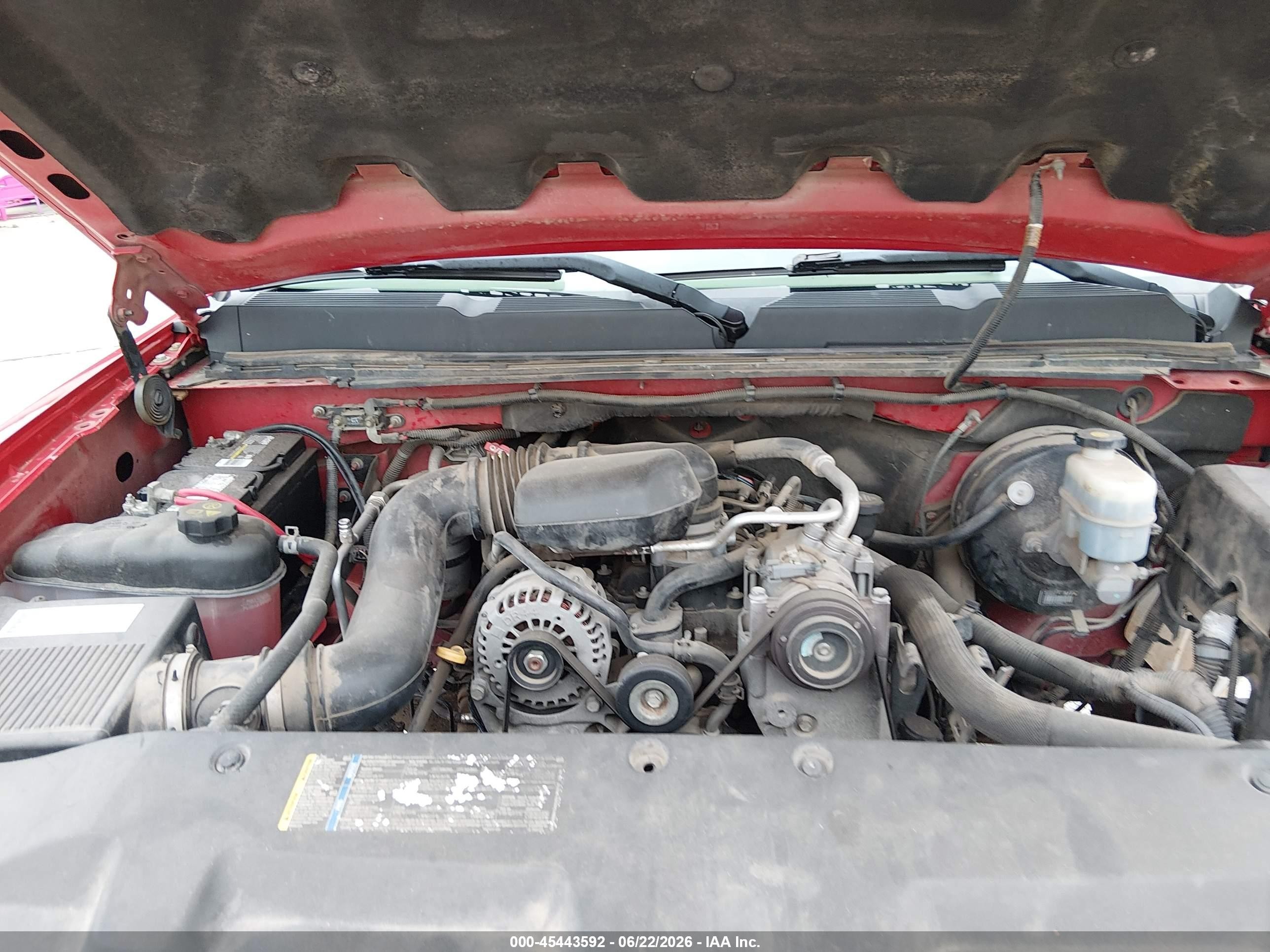 2008 Chevrolet Silverado 1500 Work Truck Red vin: 1GCEK14X88Z325404