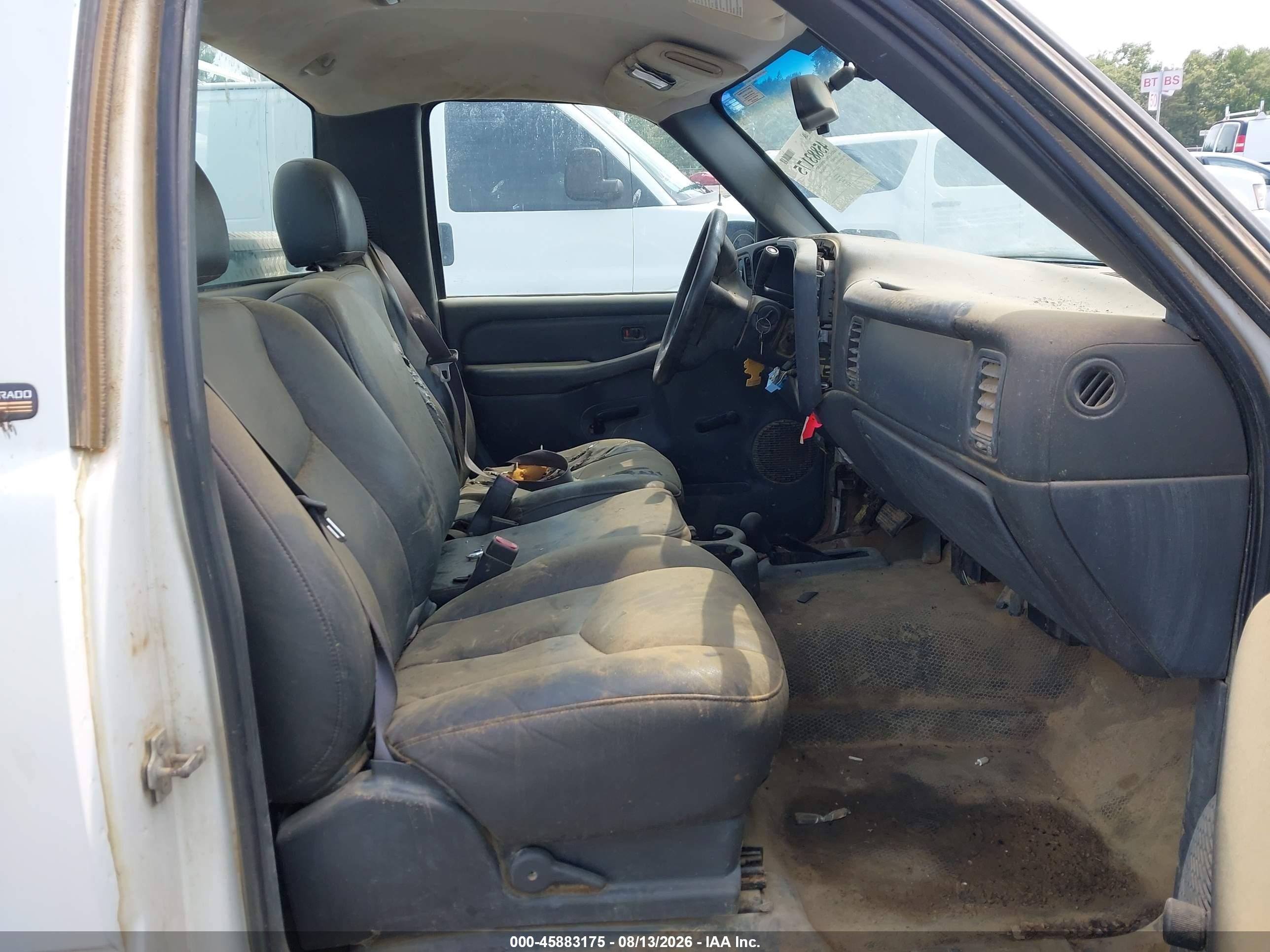 2004 Chevrolet Silverado 1500 Work Truck White vin: 1GCEK14X94Z215245
