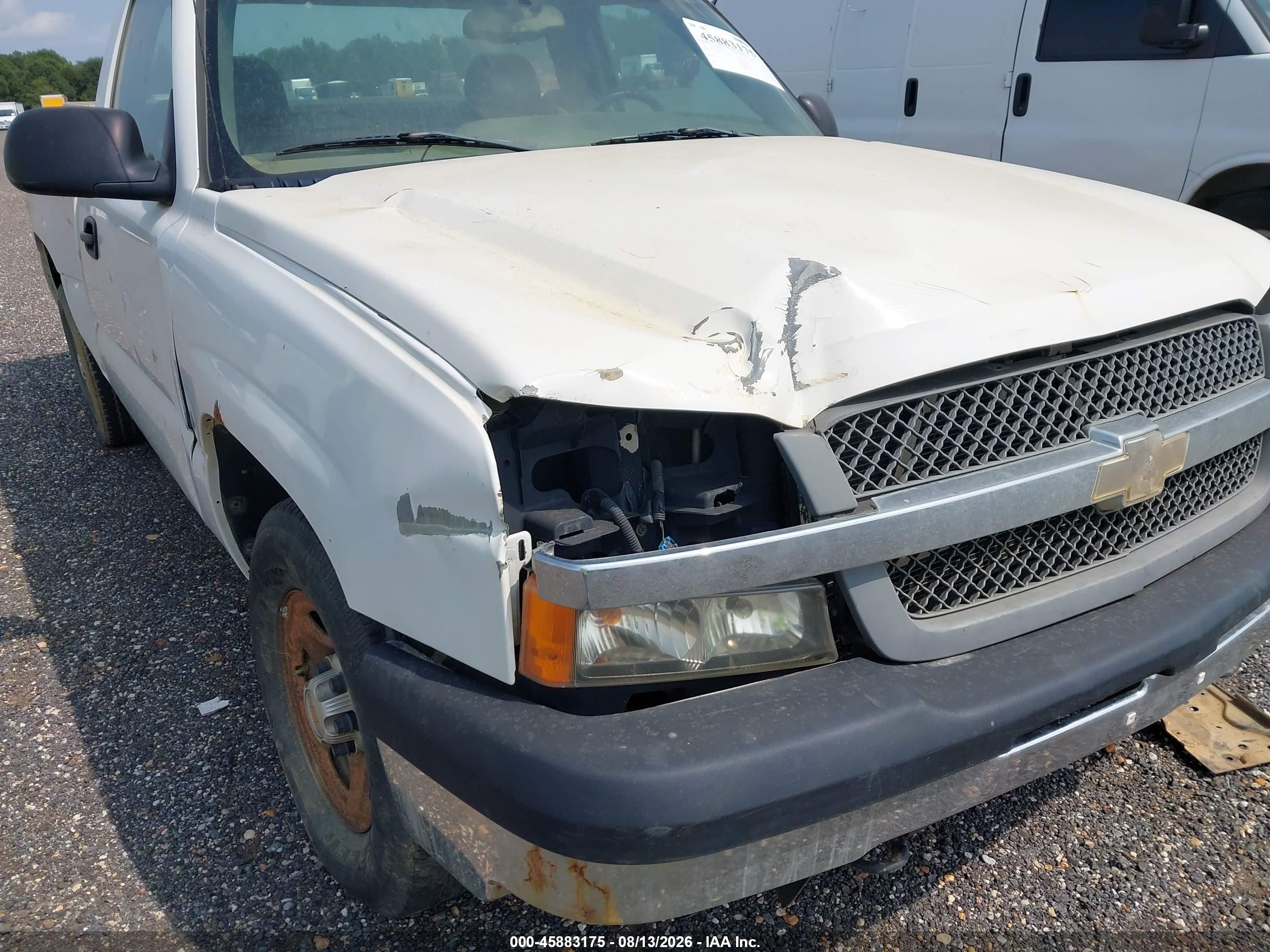 2004 Chevrolet Silverado 1500 Work Truck White vin: 1GCEK14X94Z215245
