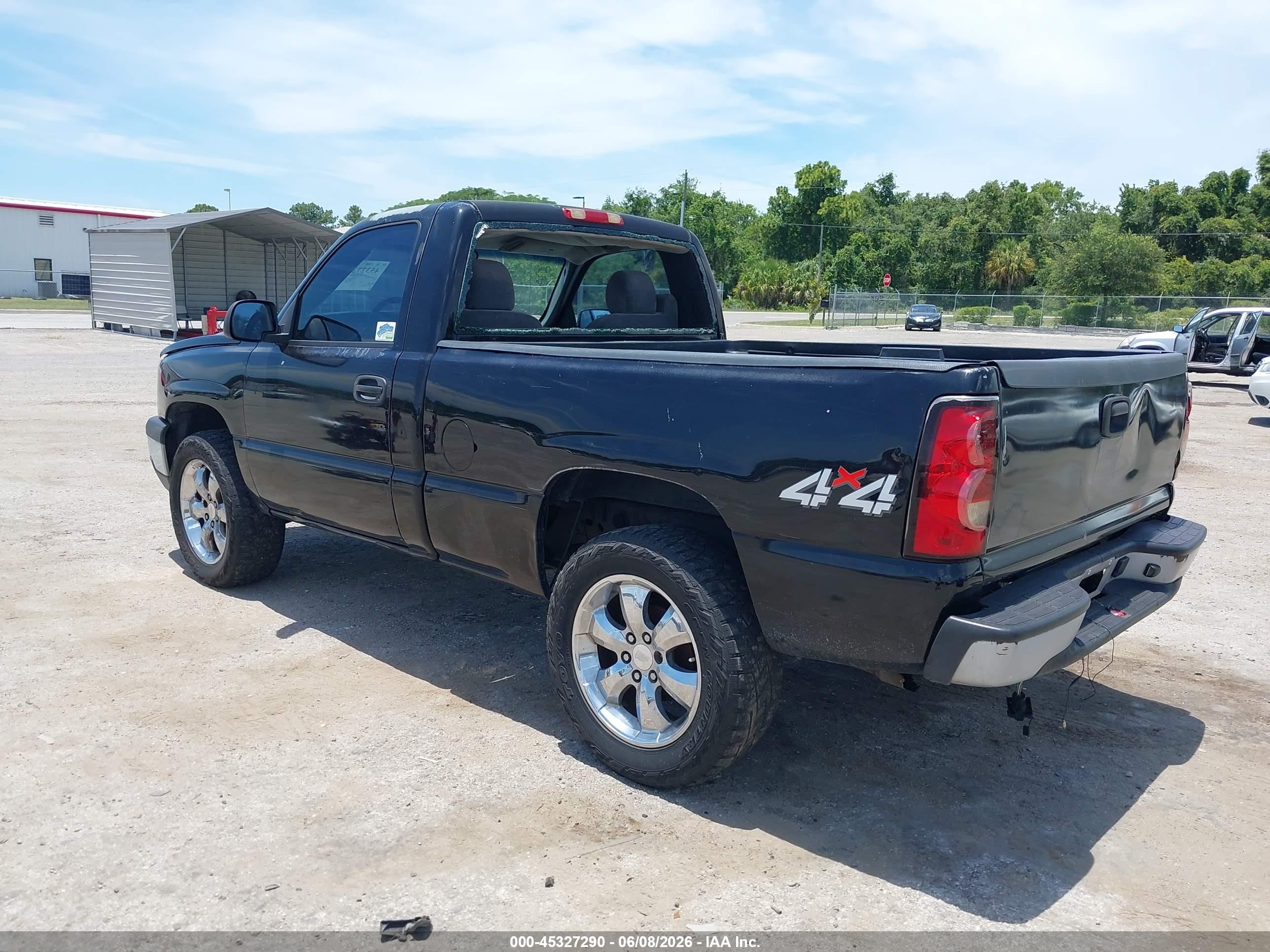 2007 Chevrolet Silverado 1500 Classic Work Truck Black vin: 1GCEK14X97Z196457