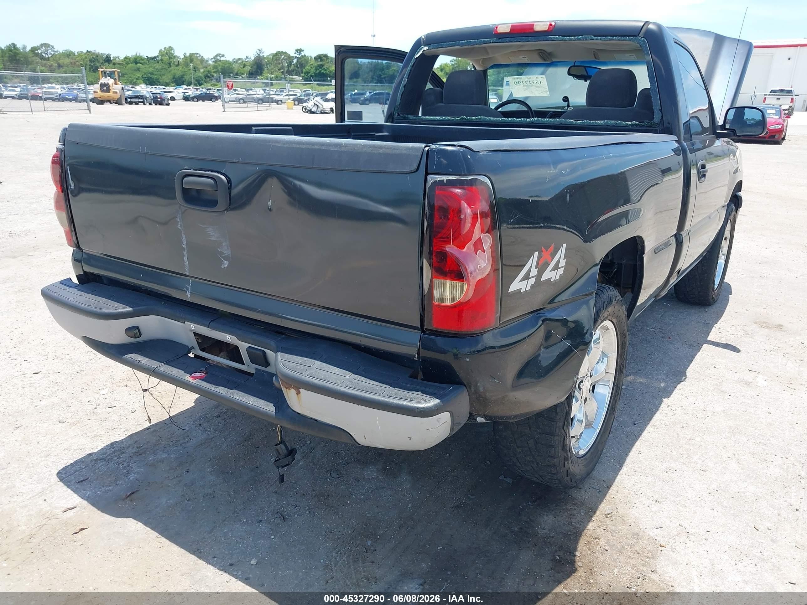 2007 Chevrolet Silverado 1500 Classic Work Truck Black vin: 1GCEK14X97Z196457