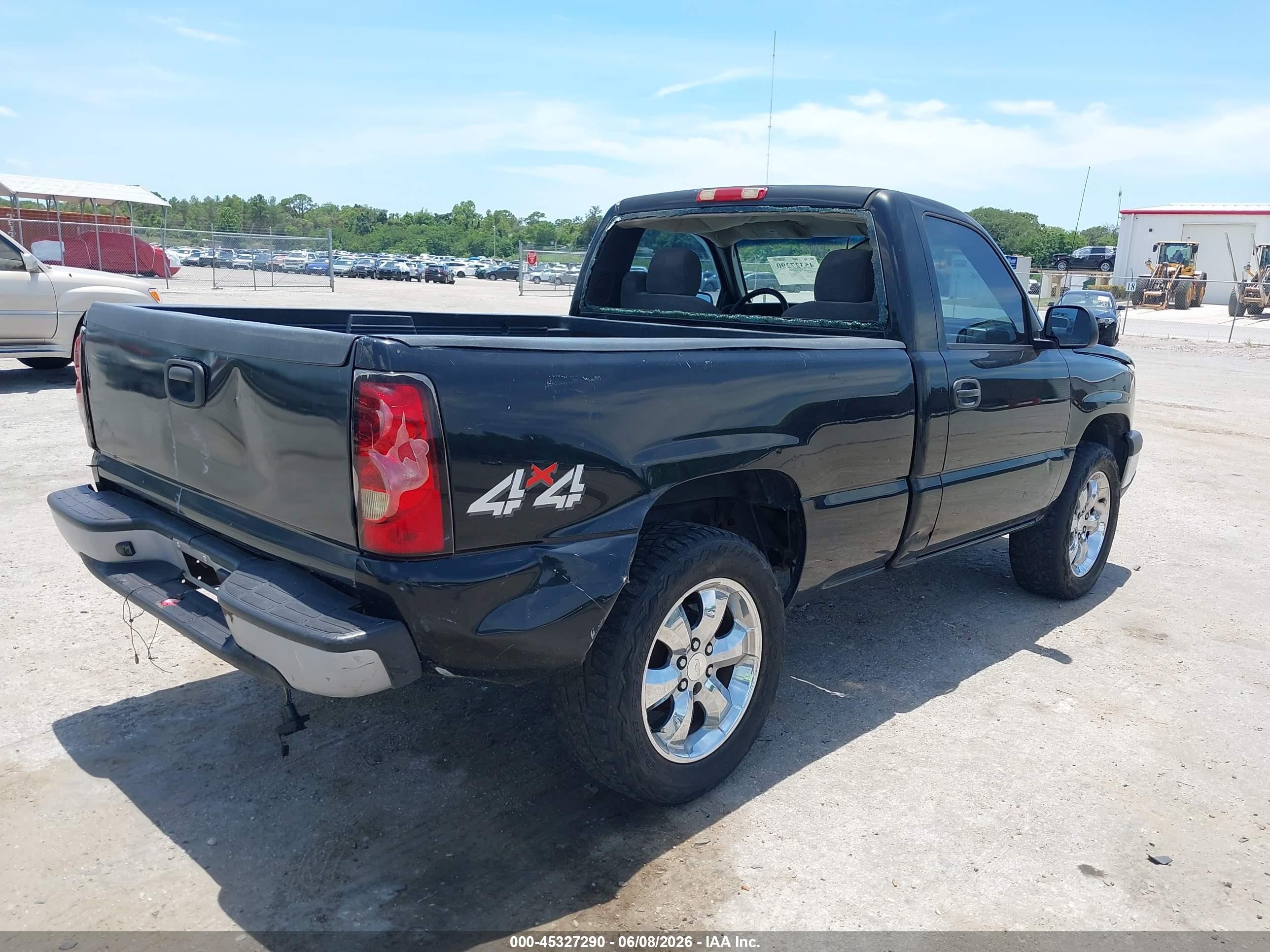 2007 Chevrolet Silverado 1500 Classic Work Truck Black vin: 1GCEK14X97Z196457