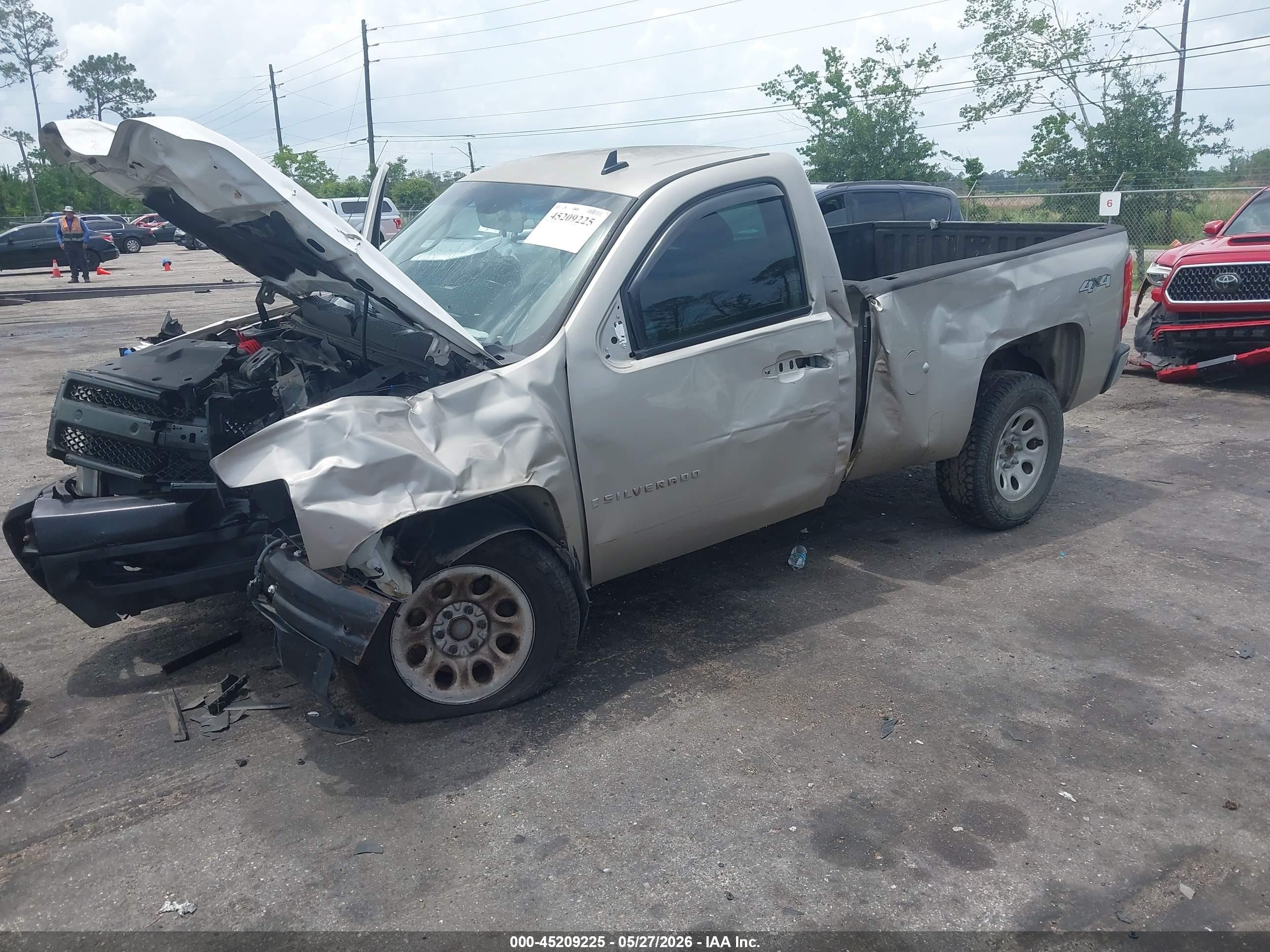 2008 Chevrolet Silverado 1500 Work Truck Gold vin: 1GCEK14X98Z199926