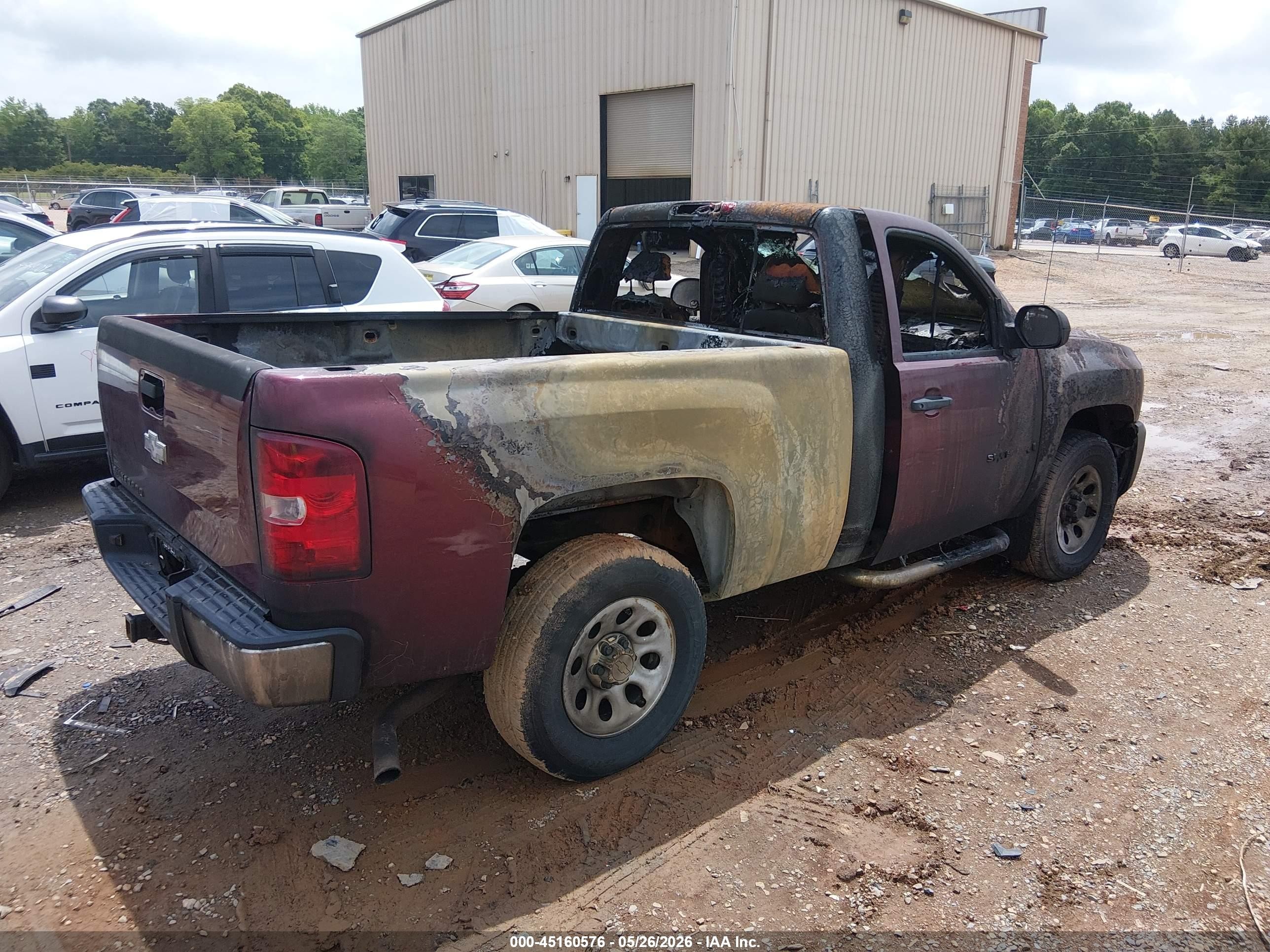 2009 Chevrolet Silverado 1500 Work Truck Burgundy vin: 1GCEK14X99Z217780