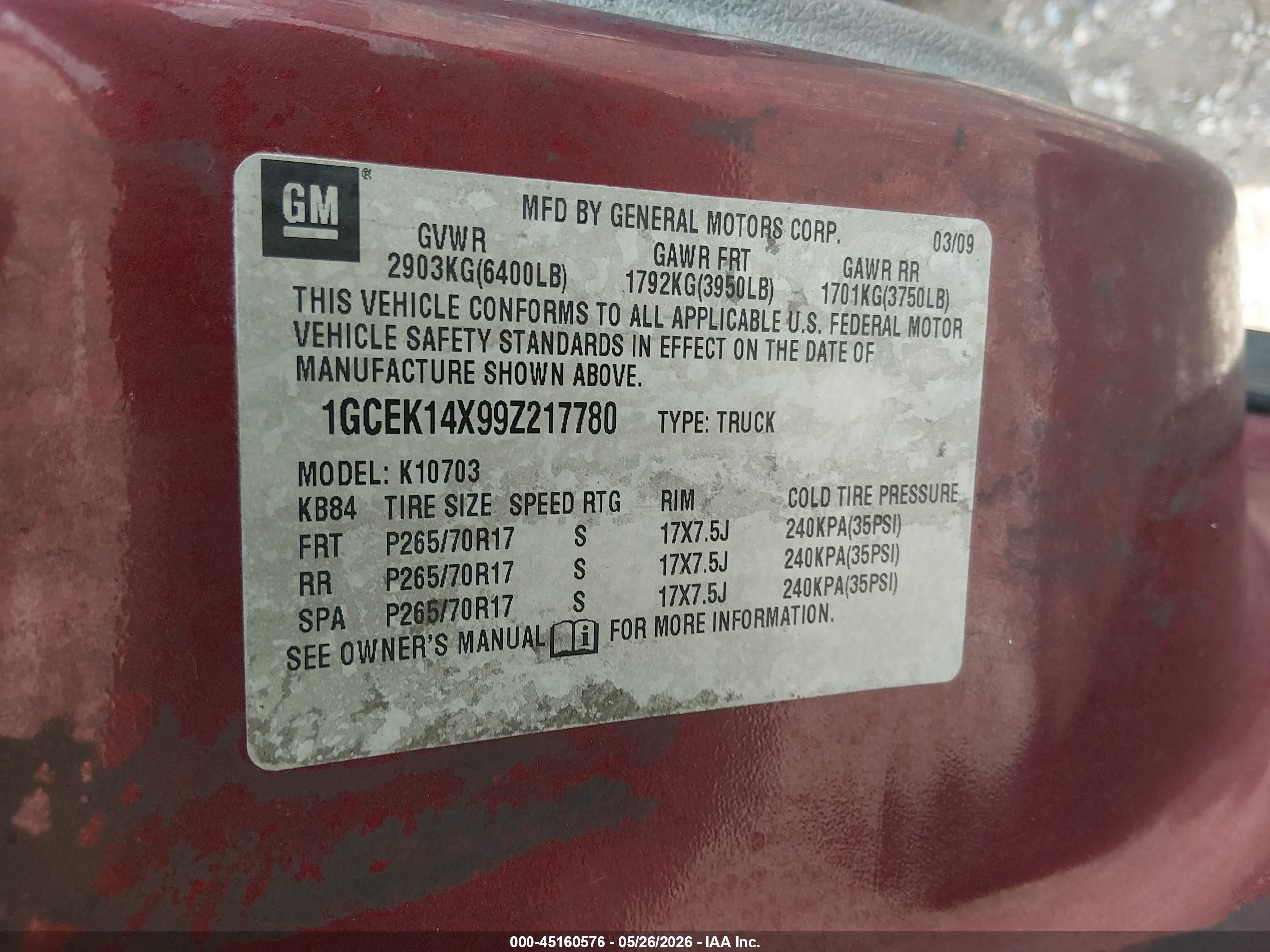 2009 Chevrolet Silverado 1500 Work Truck Burgundy vin: 1GCEK14X99Z217780