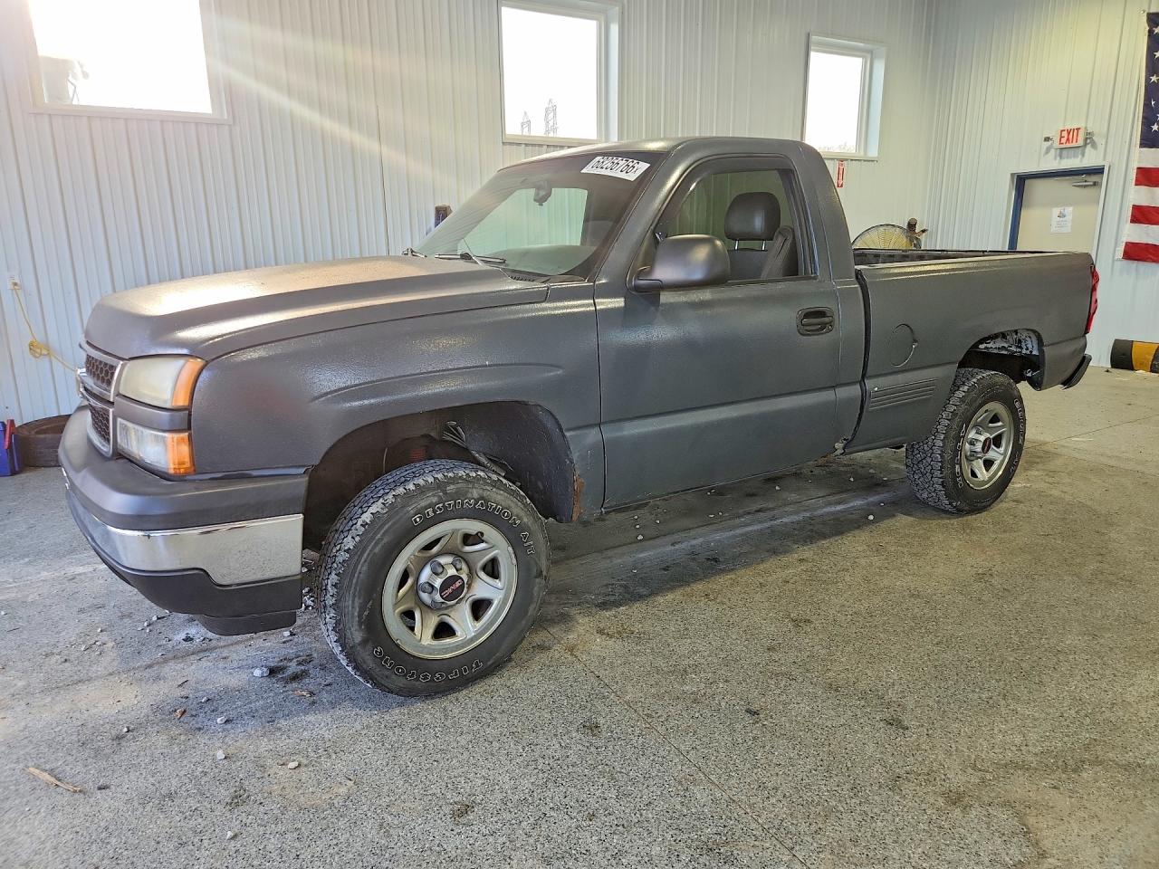 2006 Chevrolet Silverado K1500 Gray vin: 1GCEK14XX6Z150277