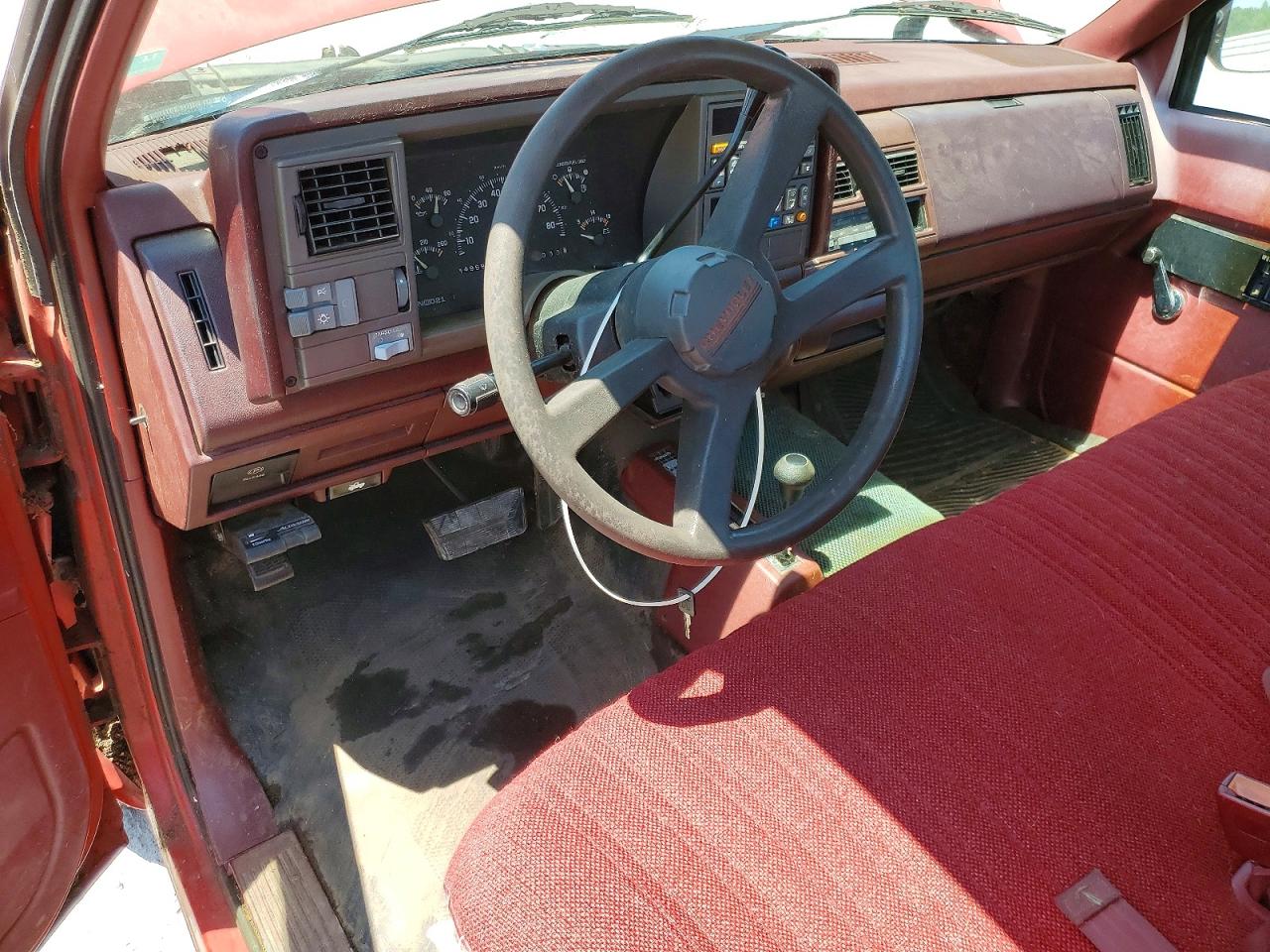 1994 Chevrolet Gmt-400 K1500 Red vin: 1GCEK14Z0RZ282969