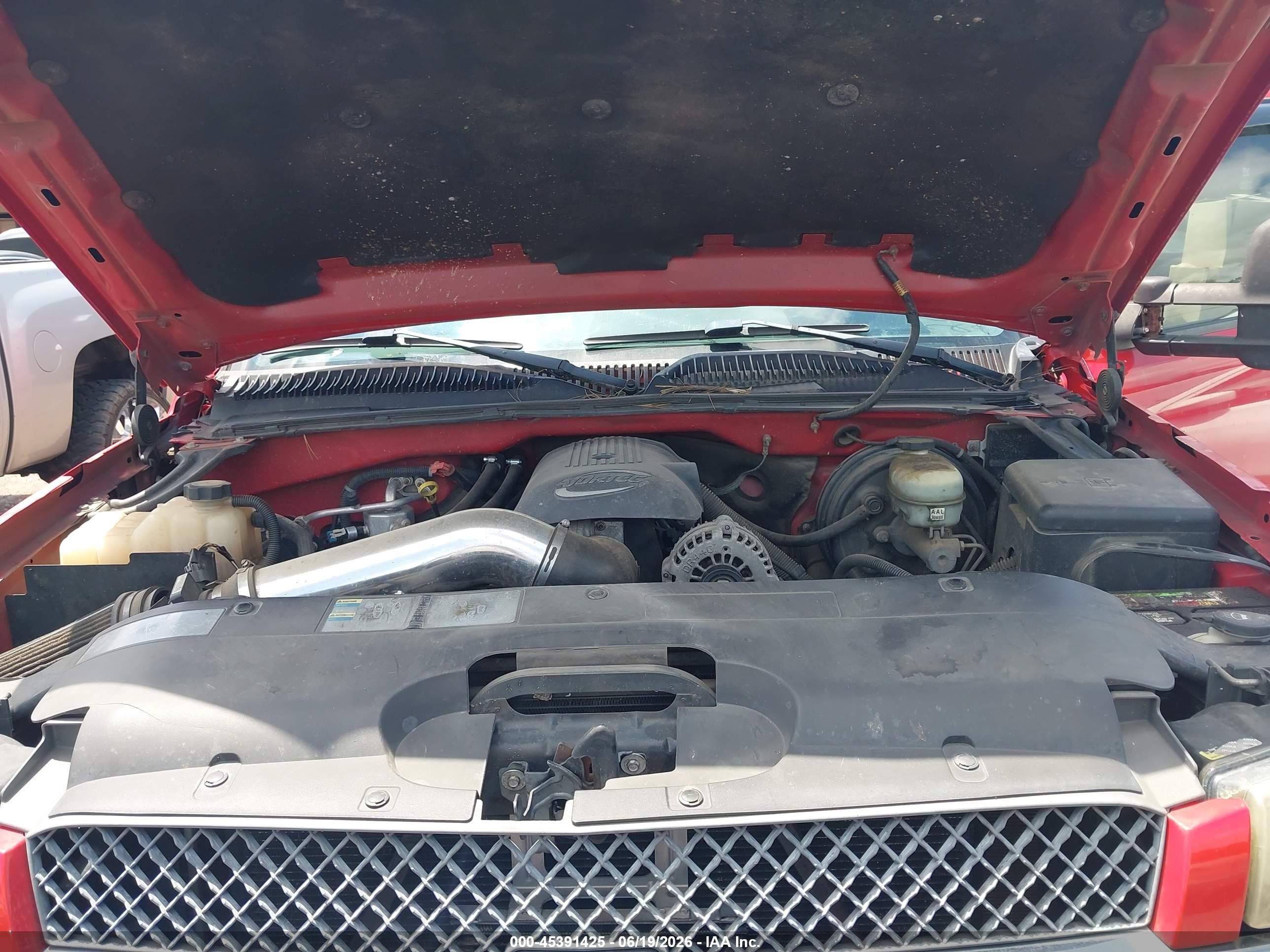 2005 Chevrolet Silverado 1500 Z71 Red vin: 1GCEK14Z15Z266970