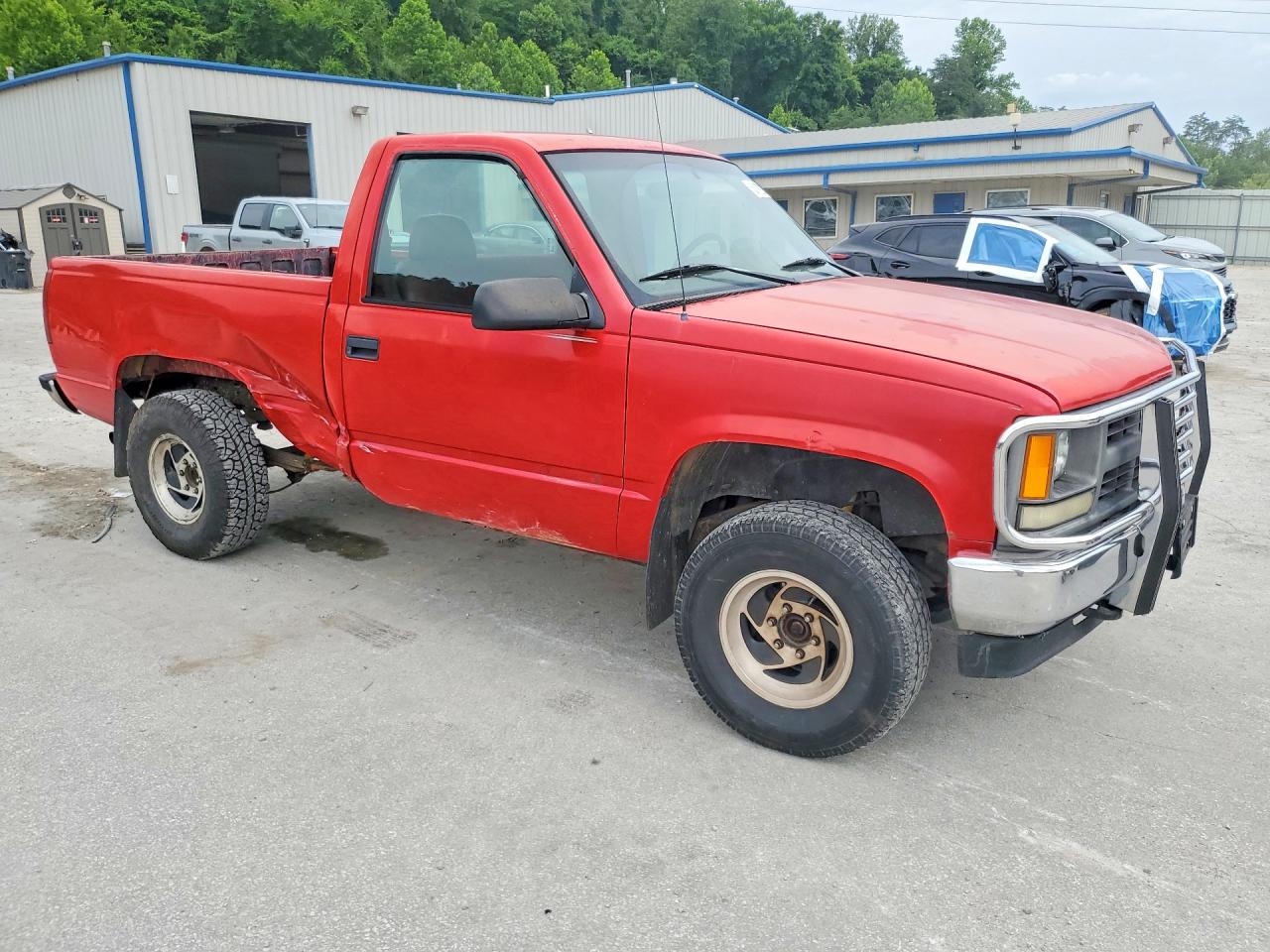 1995 Chevrolet Gmt-400 K1500 Red vin: 1GCEK14Z4SZ223428