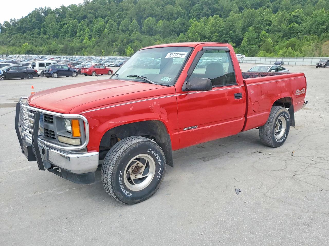 1995 Chevrolet Gmt-400 K1500 Red vin: 1GCEK14Z4SZ223428