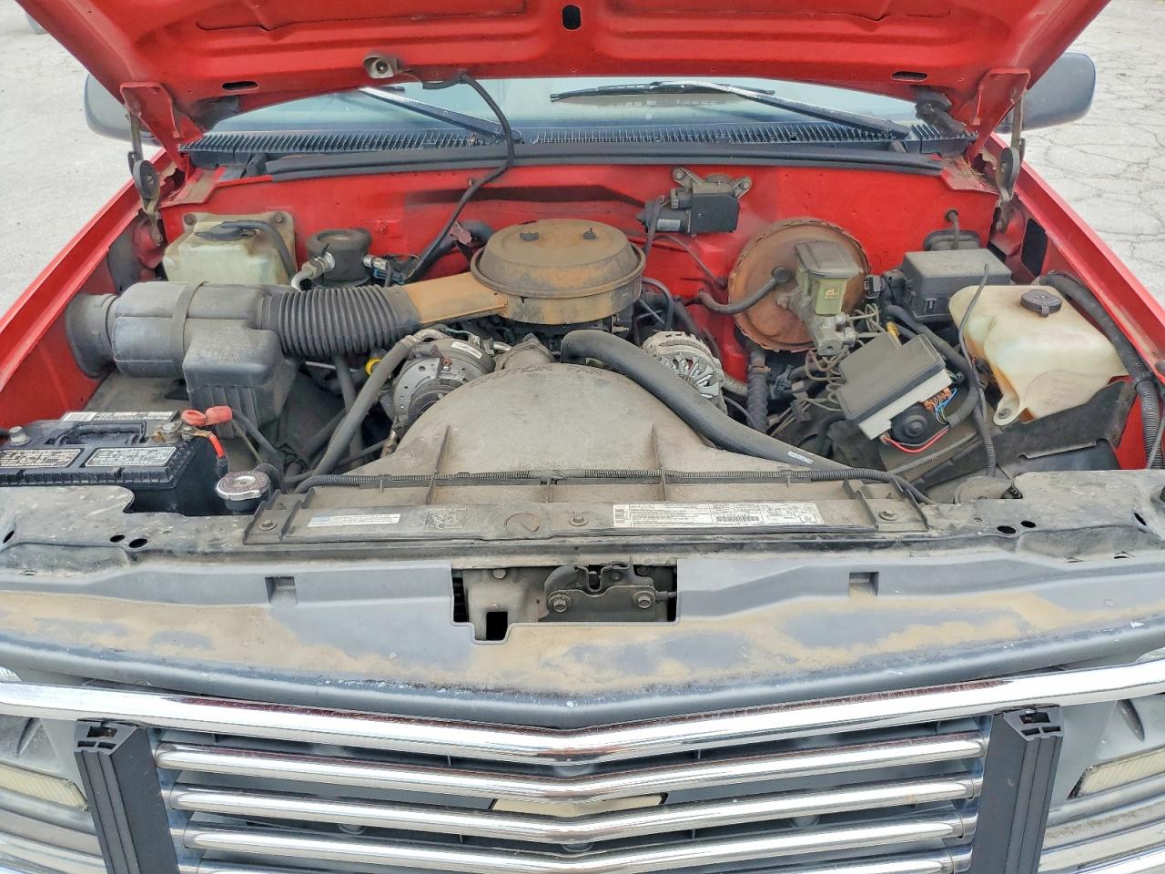 1995 Chevrolet Gmt-400 K1500 Red vin: 1GCEK14Z4SZ223428