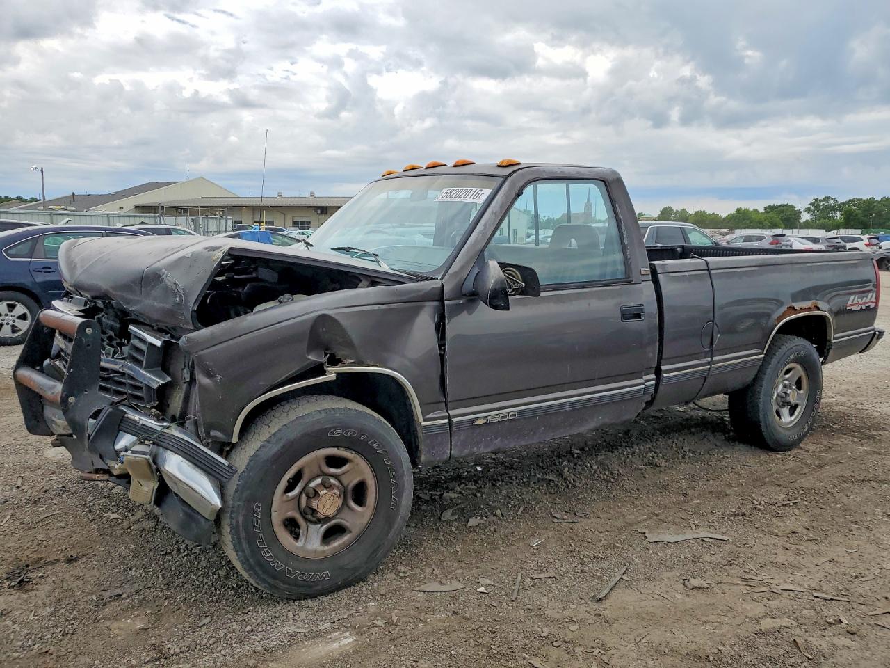 1992 Chevrolet Gmt-400 K1500 Gray vin: 1GCEK14Z5NE156818