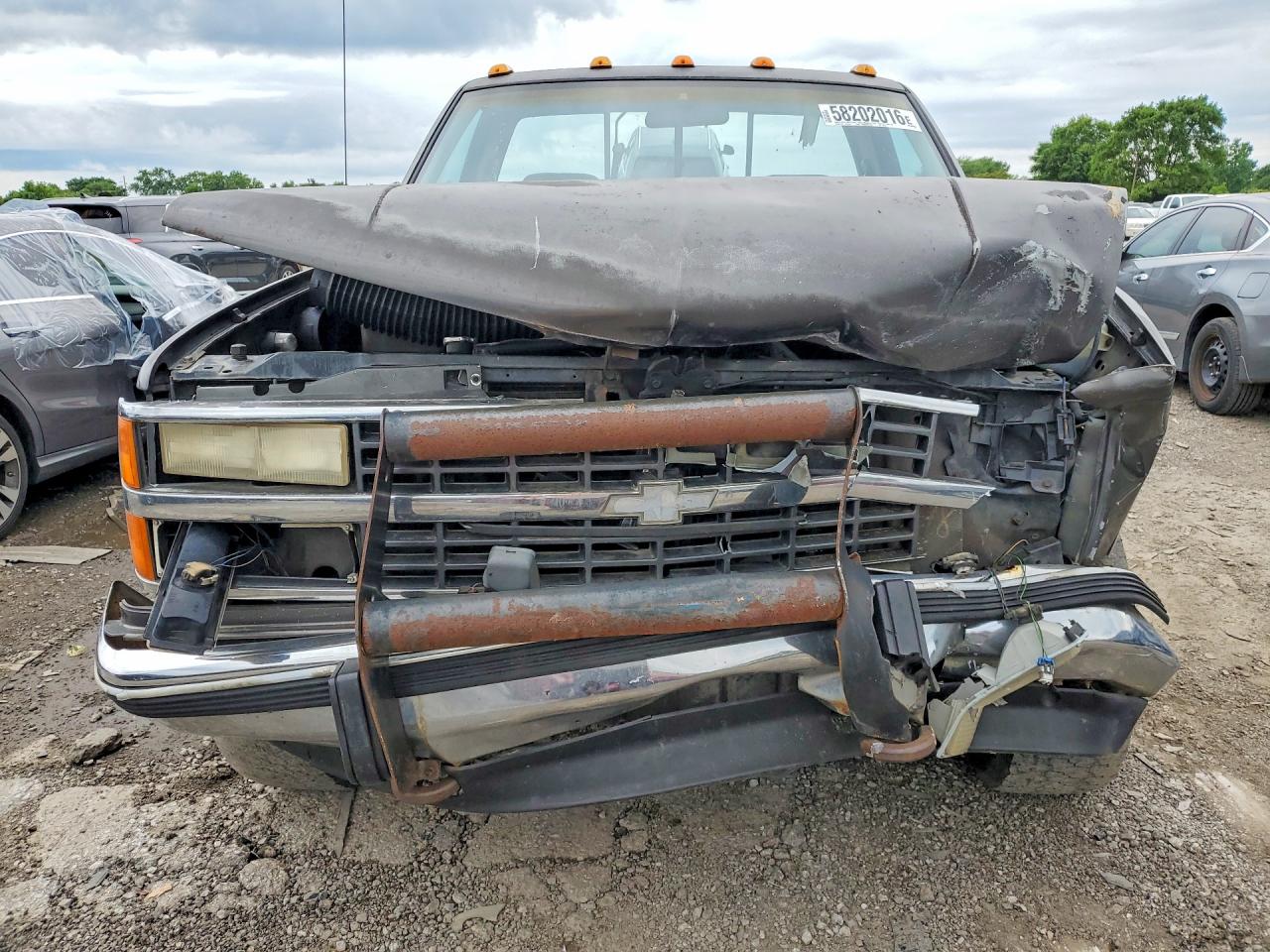 1992 Chevrolet Gmt-400 K1500 Gray vin: 1GCEK14Z5NE156818