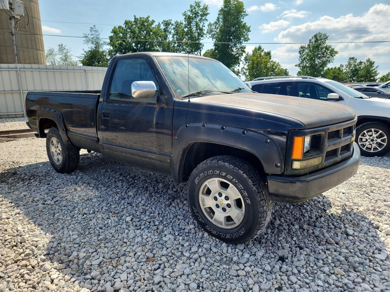 1993 Chevrolet Gmt-400 K1500 Black vin: 1GCEK14Z7PE151140