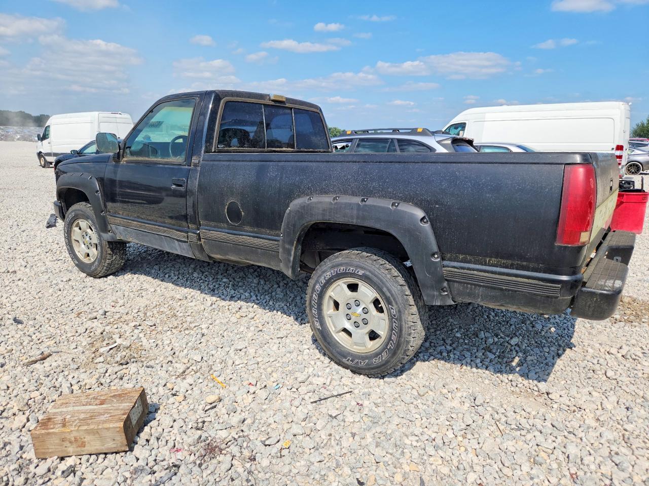 1993 Chevrolet Gmt-400 K1500 Black vin: 1GCEK14Z7PE151140