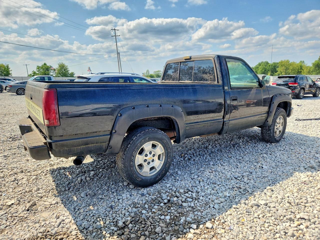 1993 Chevrolet Gmt-400 K1500 Black vin: 1GCEK14Z7PE151140