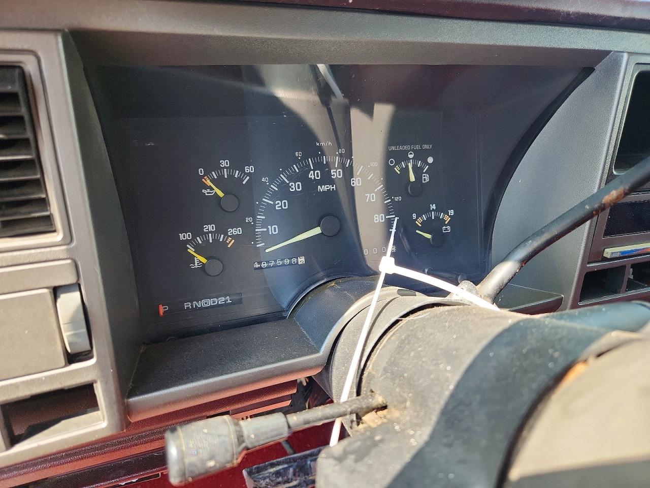 1993 Chevrolet Gmt-400 K1500 Black vin: 1GCEK14Z7PE151140