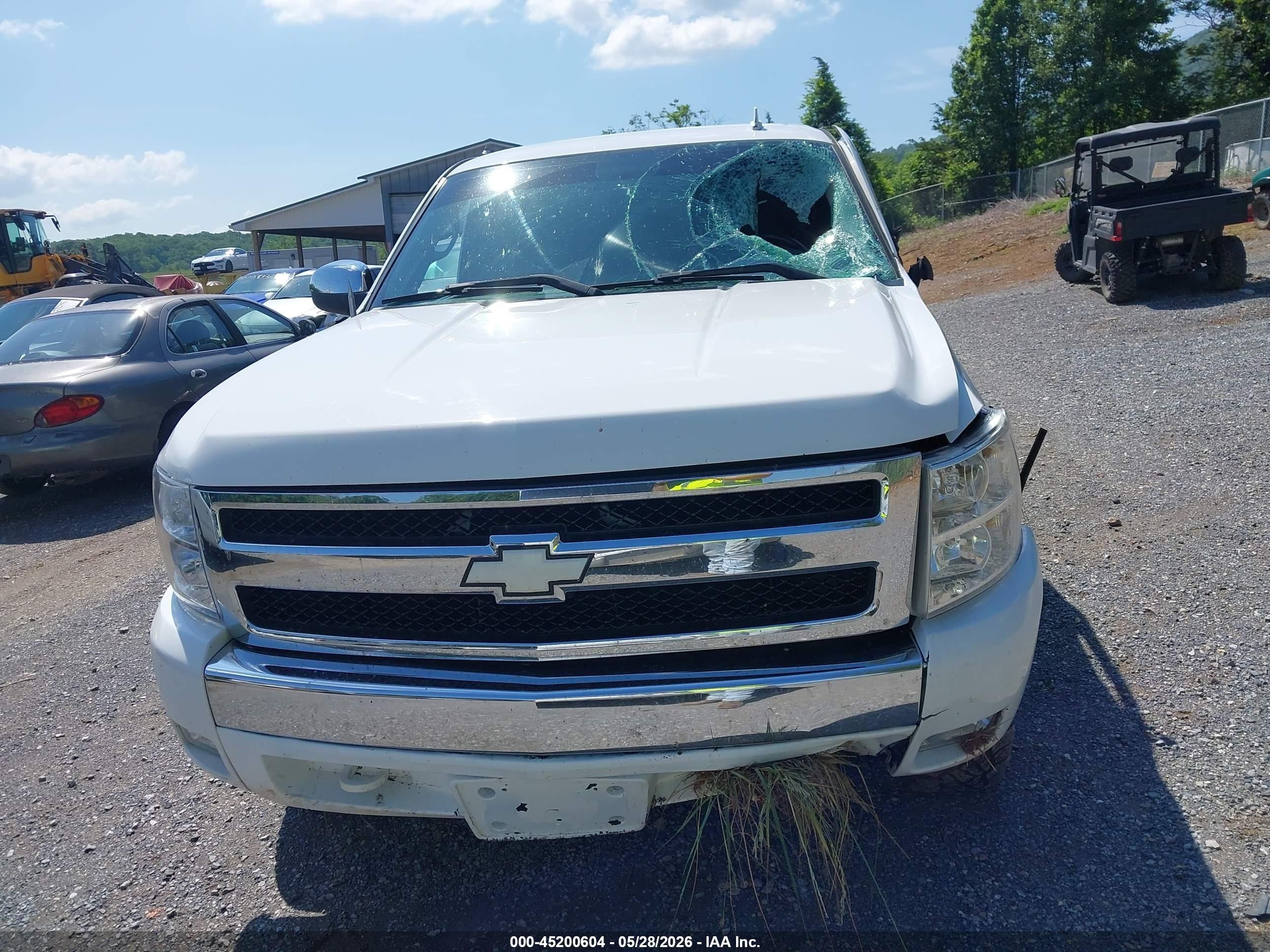 2007 Chevrolet Silverado 1500 Lt1 White vin: 1GCEK19007E500830