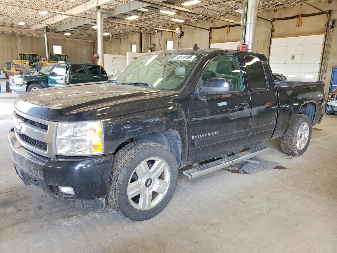 2007 Chevrolet Silverado 1500 Black vin: 1GCEK19017Z563864