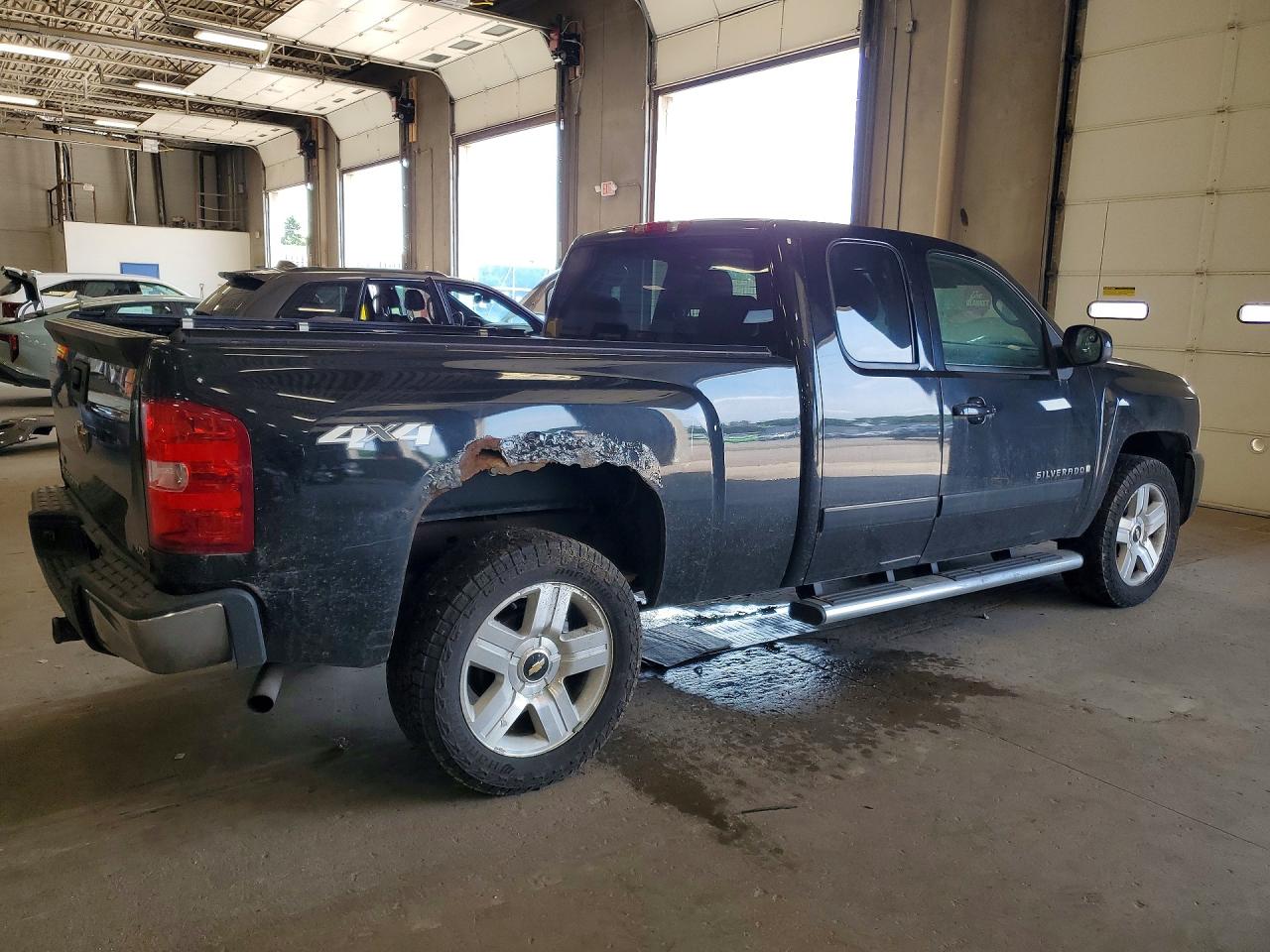 2007 Chevrolet Silverado 1500 Black vin: 1GCEK19017Z563864