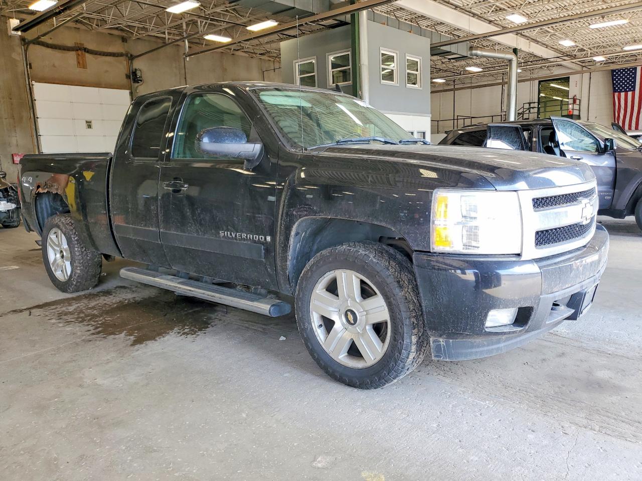 2007 Chevrolet Silverado 1500 Black vin: 1GCEK19017Z563864