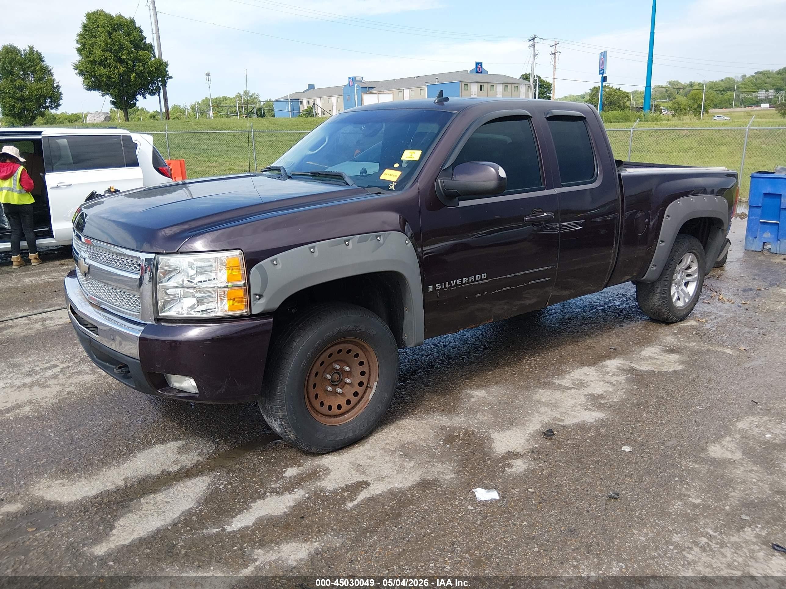2008 Chevrolet Silverado 1500 Ltz Purple vin: 1GCEK19018Z273061