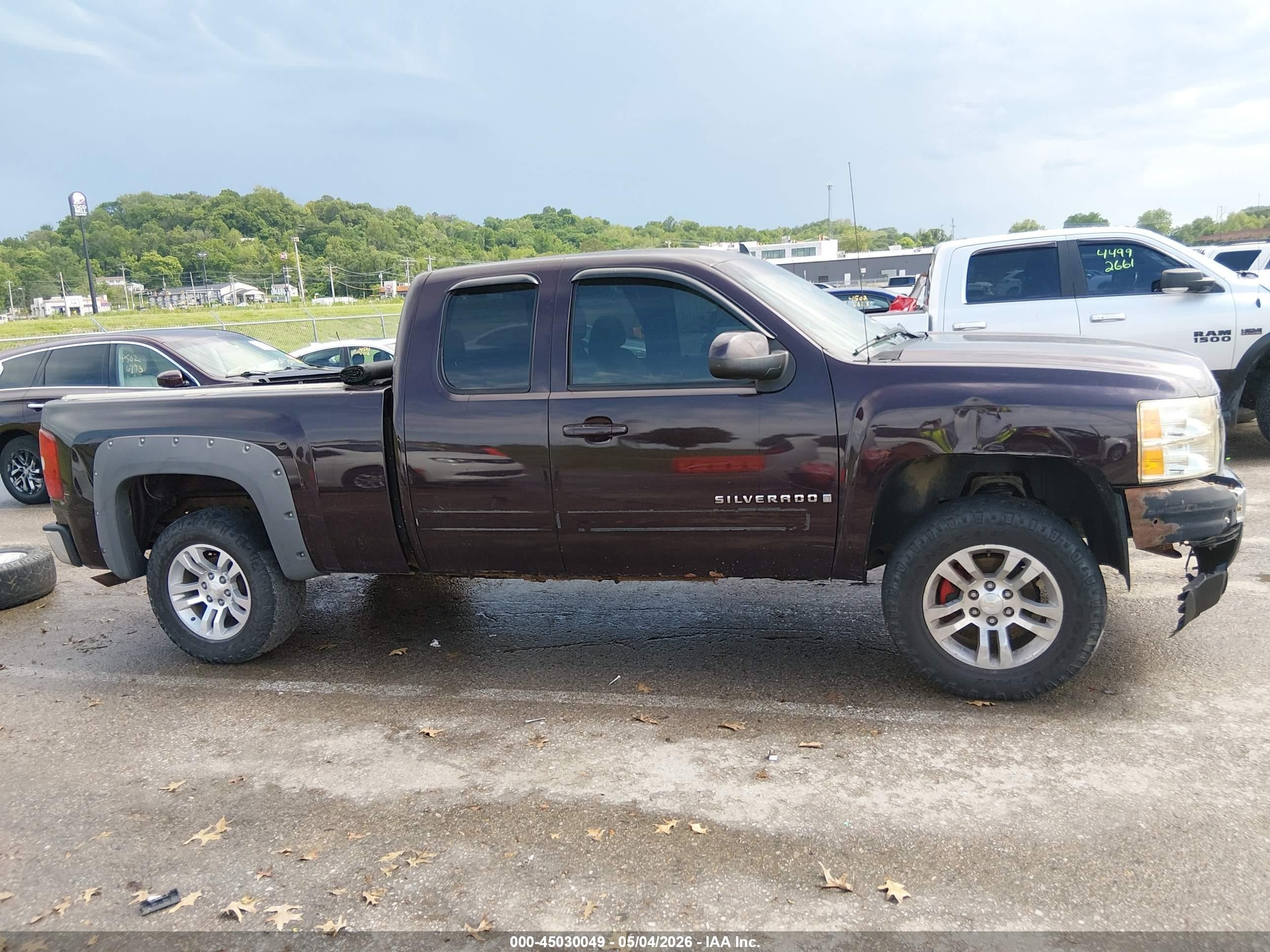 2008 Chevrolet Silverado 1500 Ltz Purple vin: 1GCEK19018Z273061