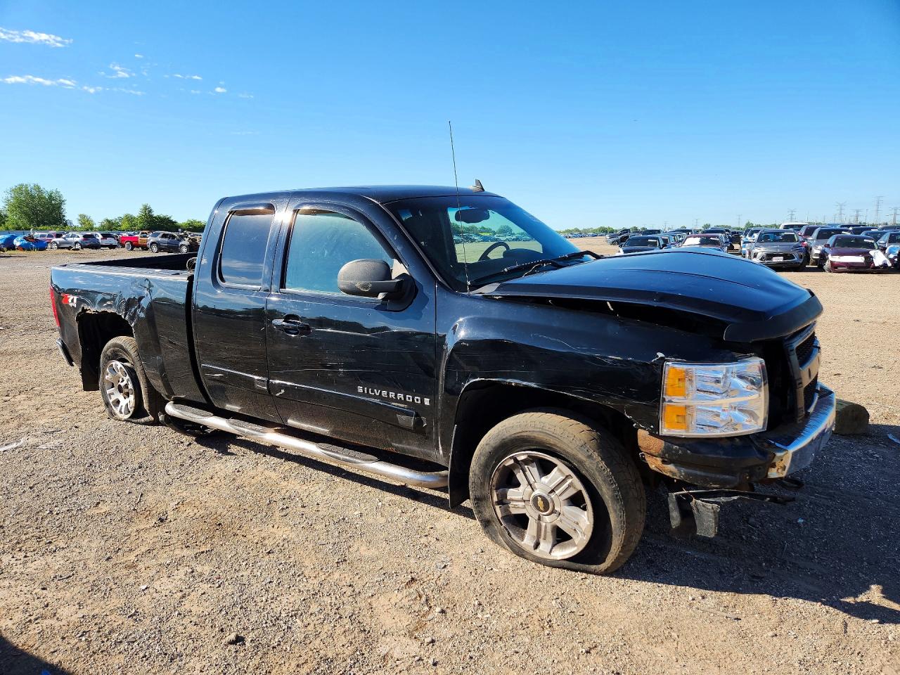 2008 Chevrolet Silverado K1500 Black vin: 1GCEK19018Z309220