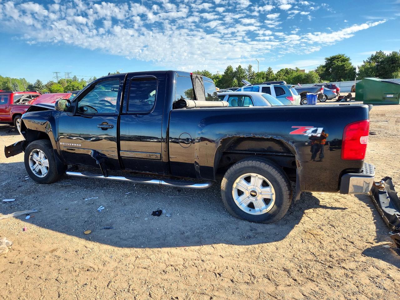 2008 Chevrolet Silverado K1500 Black vin: 1GCEK19018Z309220