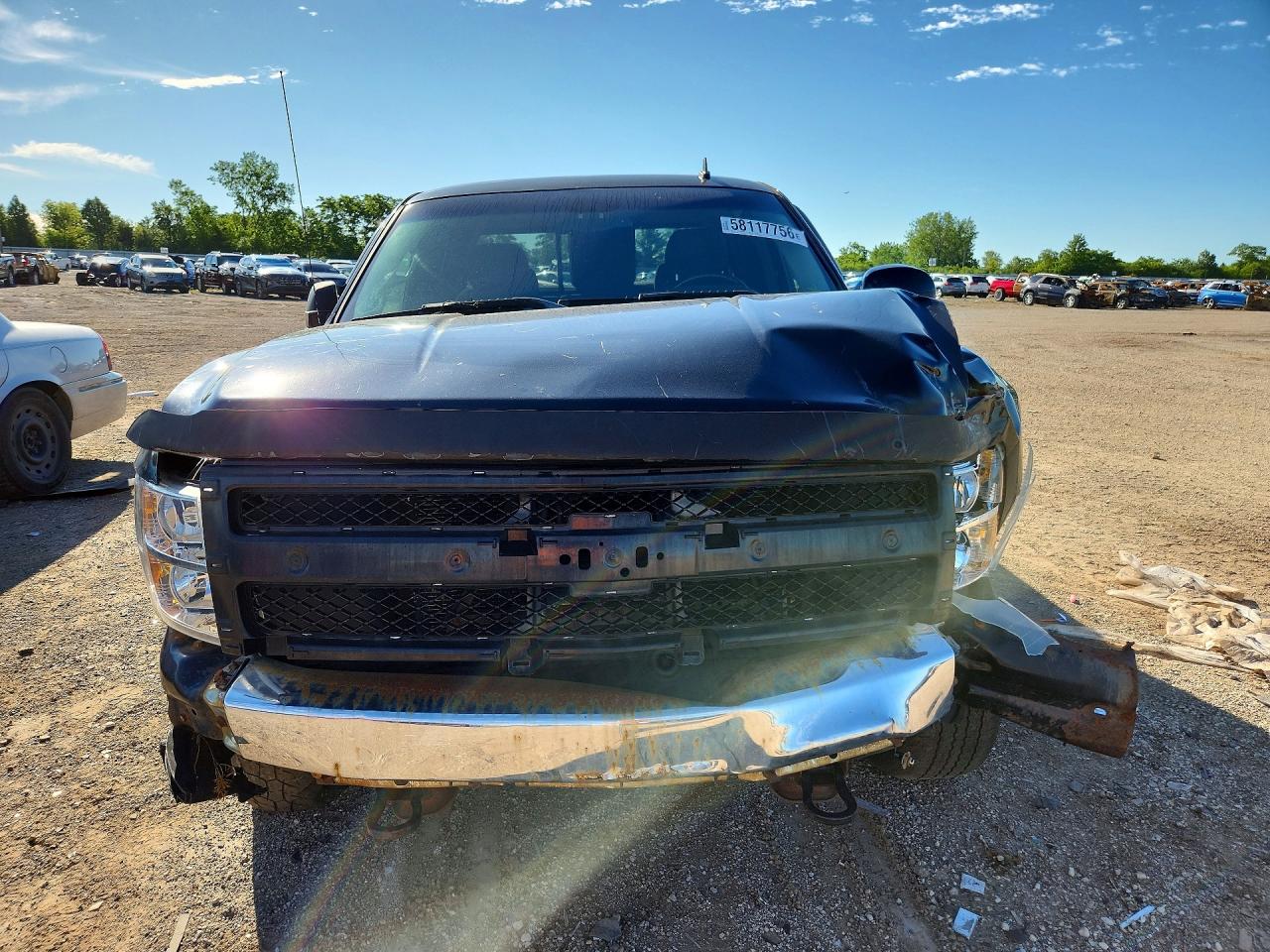 2008 Chevrolet Silverado K1500 Black vin: 1GCEK19018Z309220
