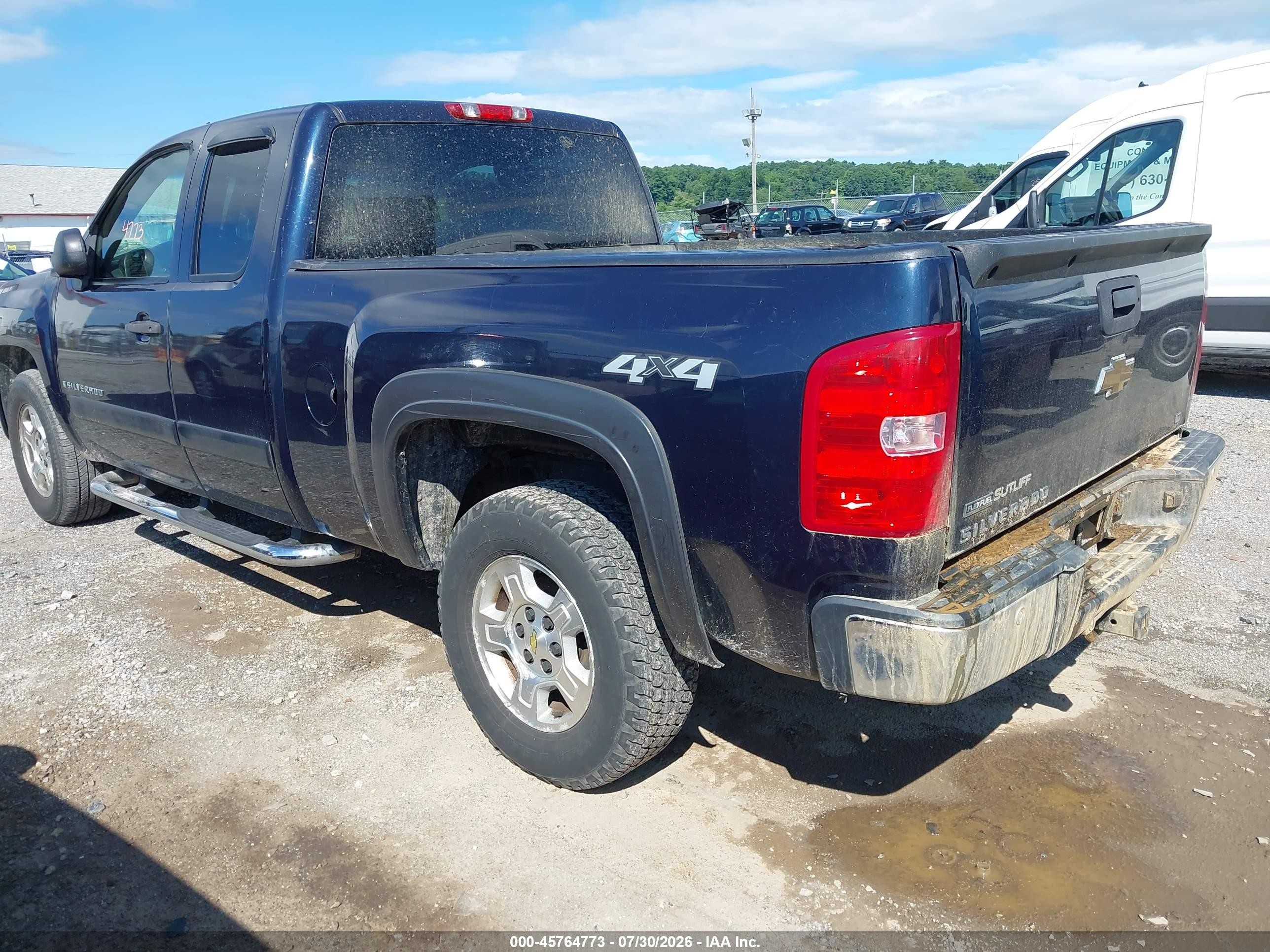 2007 Chevrolet Silverado 1500 Lt1 Blue vin: 1GCEK19027Z593679