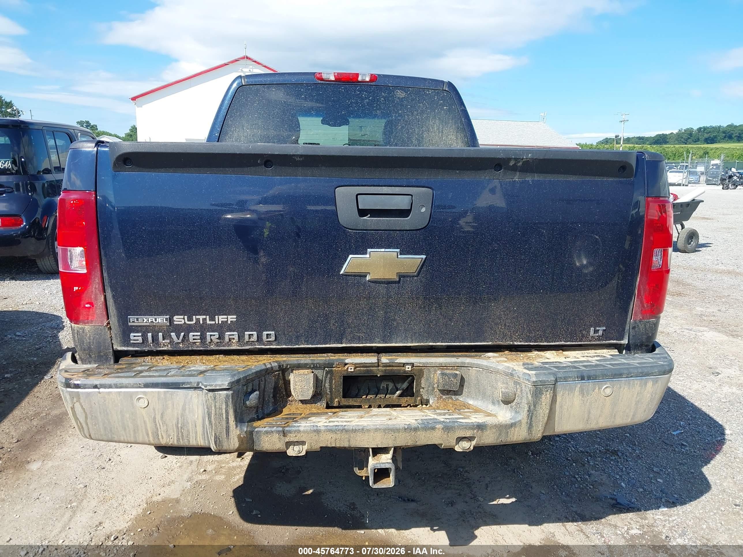 2007 Chevrolet Silverado 1500 Lt1 Blue vin: 1GCEK19027Z593679