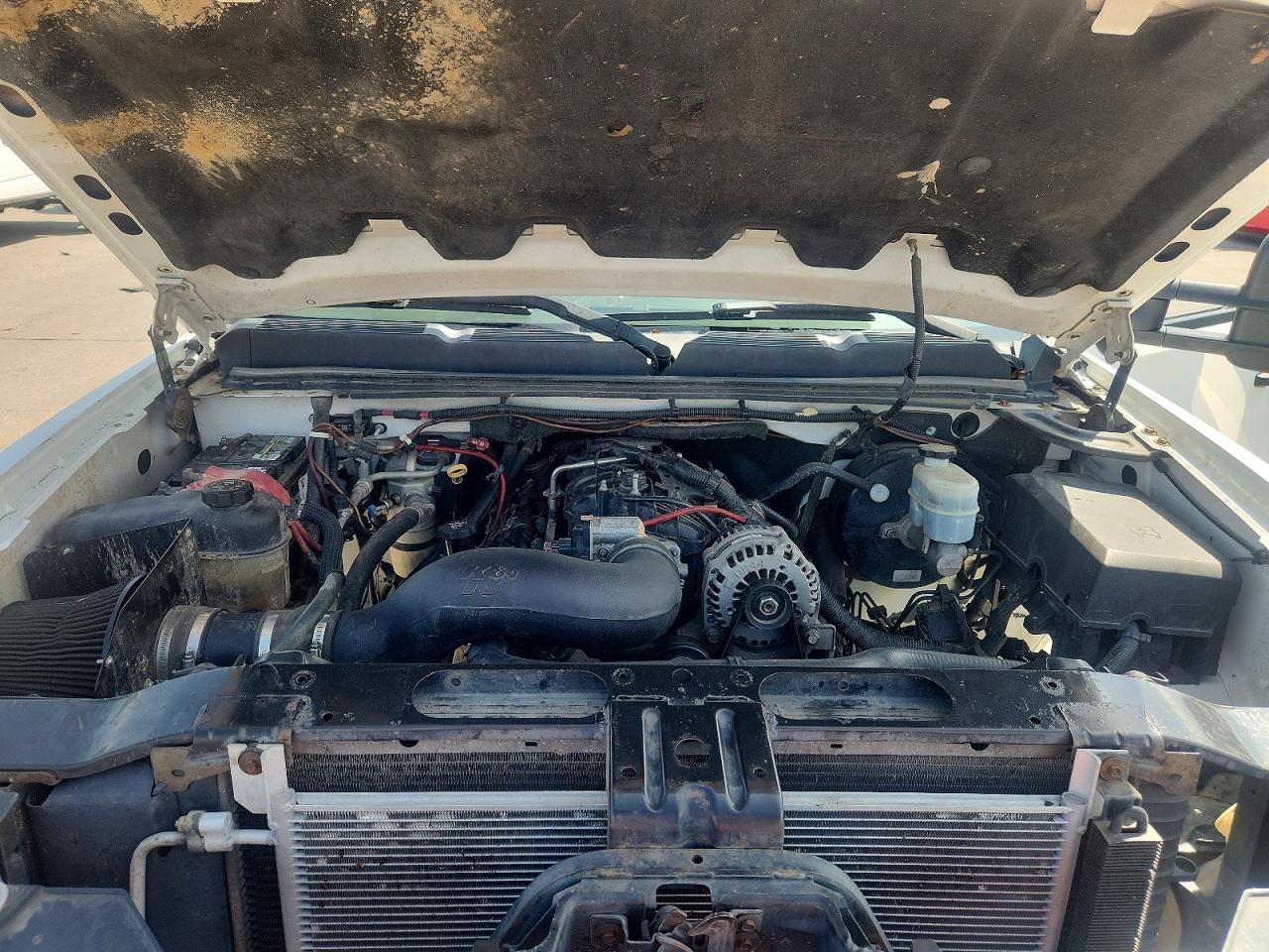 2007 Chevrolet Silverado K1500 White vin: 1GCEK19027Z613803
