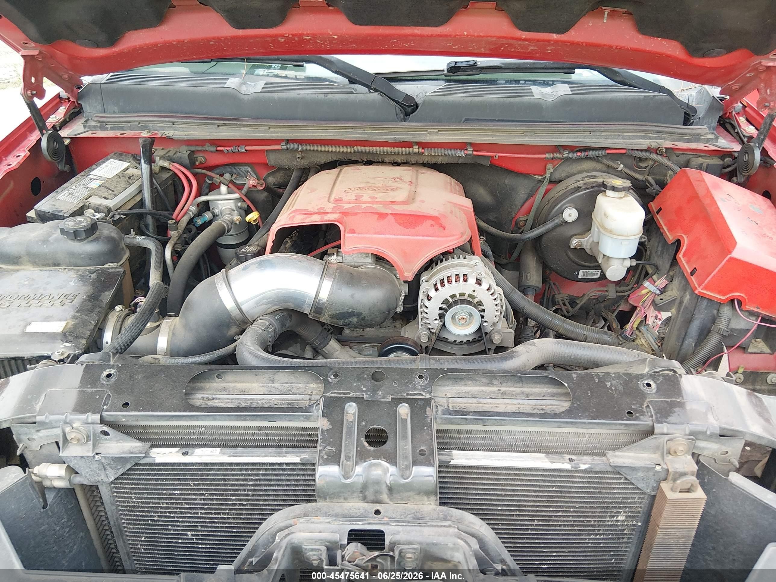 2008 Chevrolet Silverado 1500 Ltz Red vin: 1GCEK19028Z146173