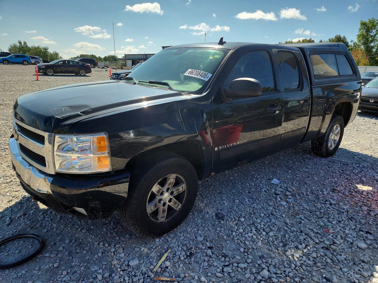 2008 Chevrolet Silverado K1500 Black vin: 1GCEK19028Z263221