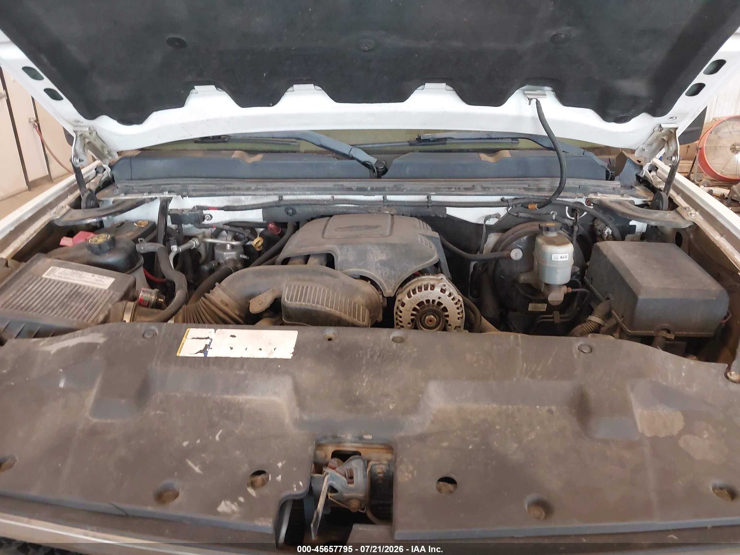 2007 Chevrolet Silverado 1500 Ltz White vin: 1GCEK19037Z570279