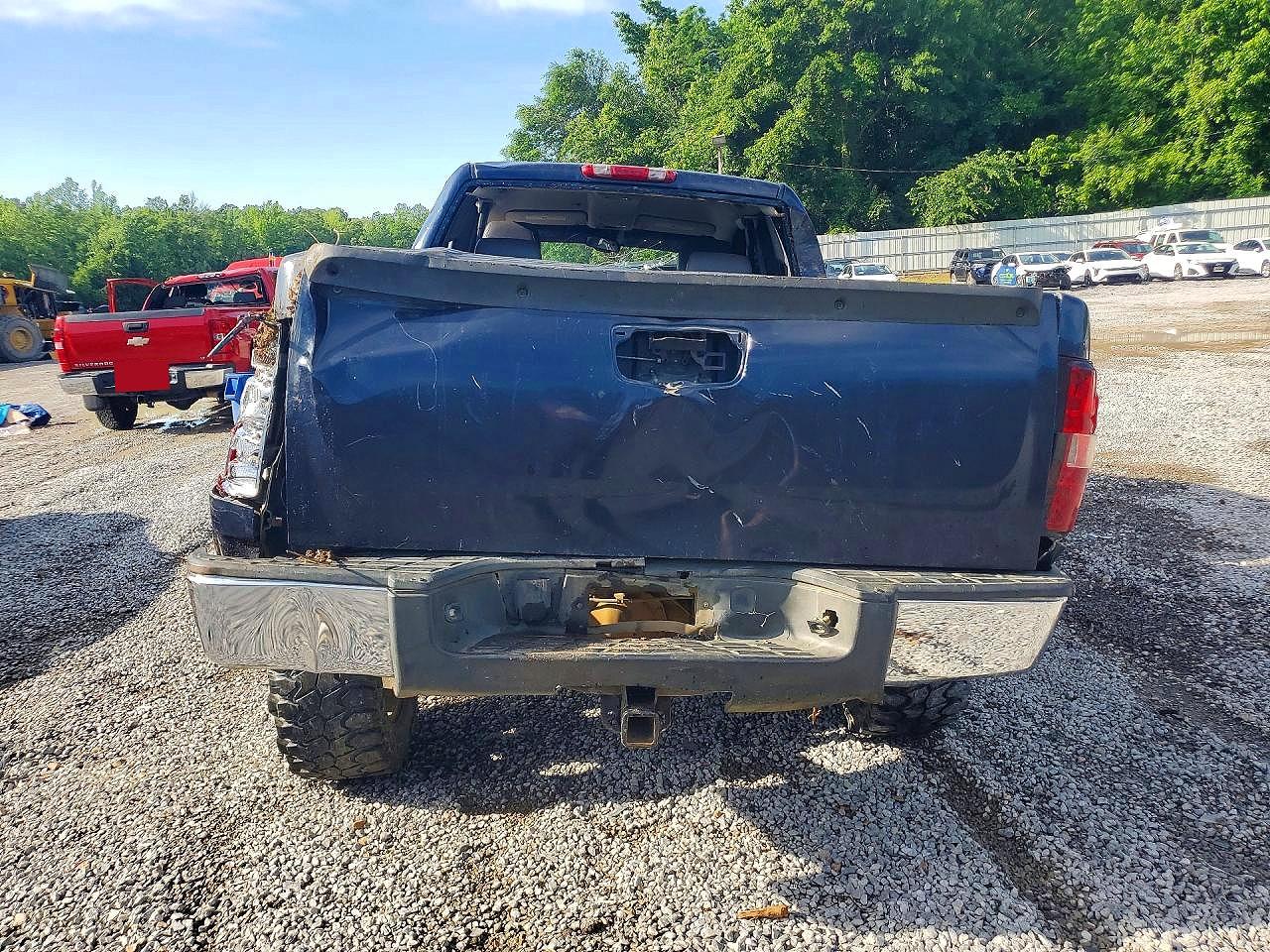 2007 Chevrolet Silverado K1500 Blue vin: 1GCEK19047E501298