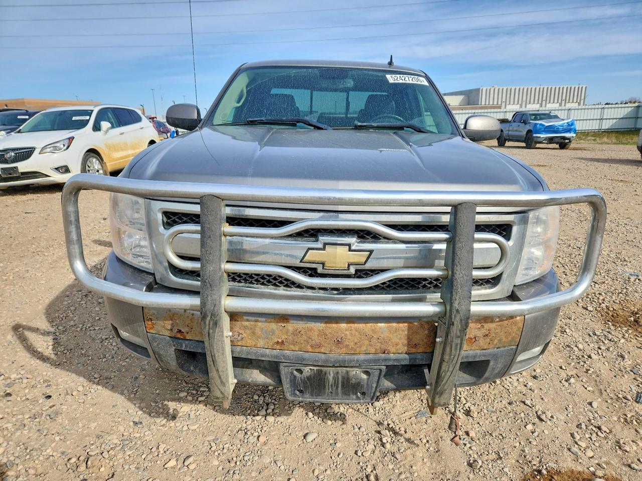 2007 Chevrolet Silverado K1500 Gray vin: 1GCEK19047Z537985