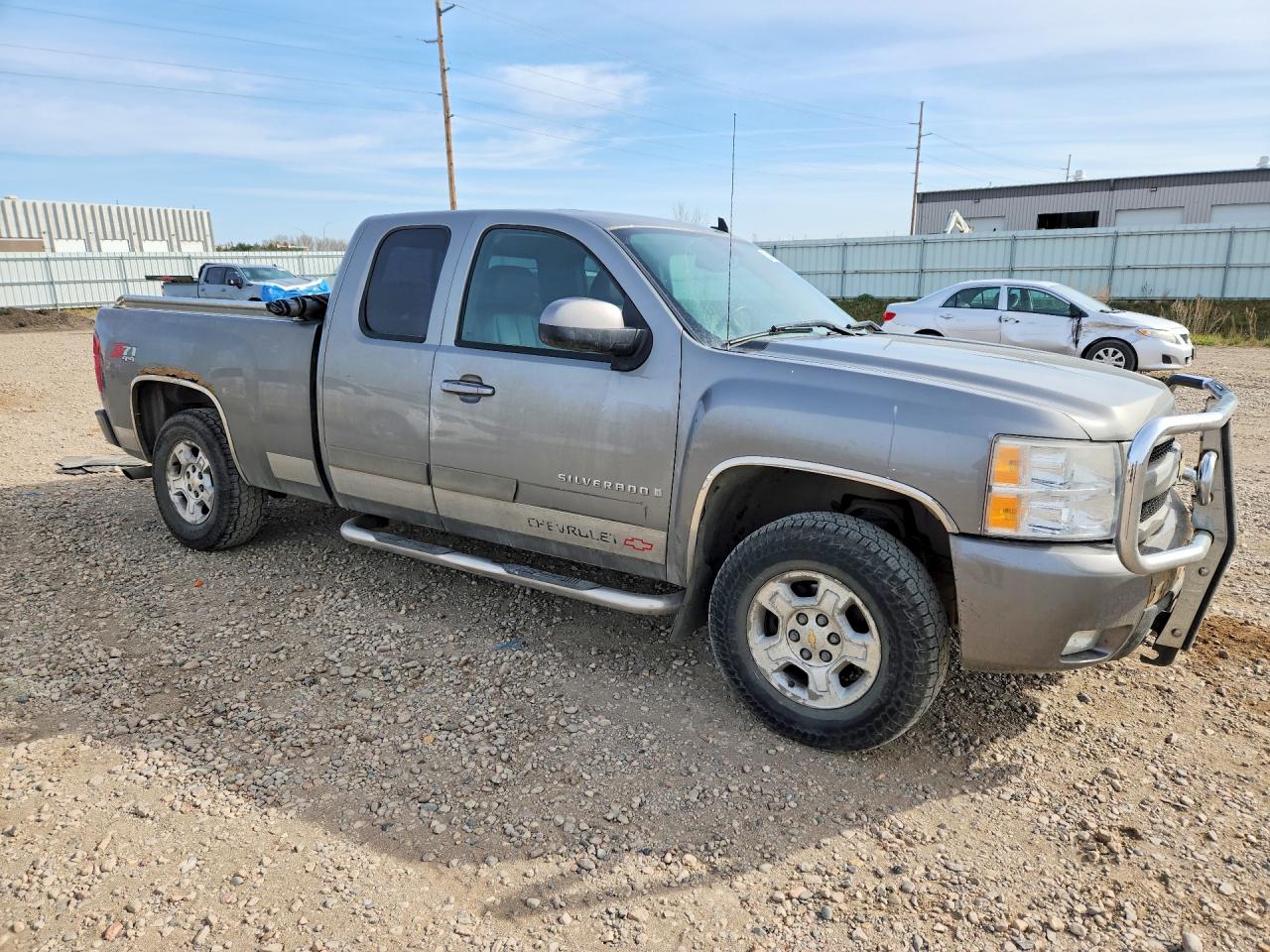 2007 Chevrolet Silverado K1500 Gray vin: 1GCEK19047Z537985