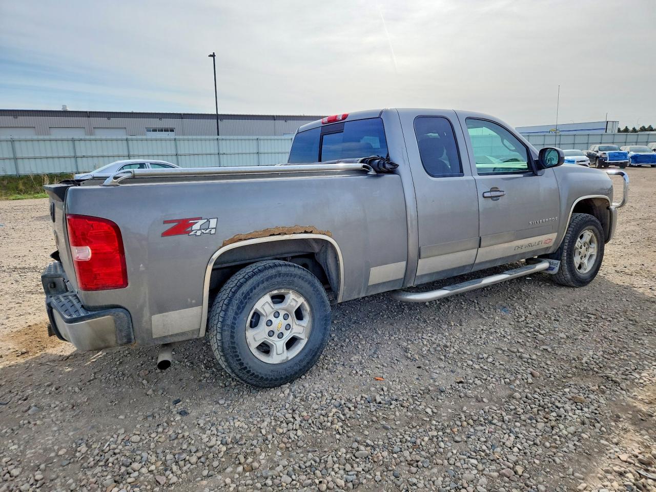 2007 Chevrolet Silverado K1500 Gray vin: 1GCEK19047Z537985