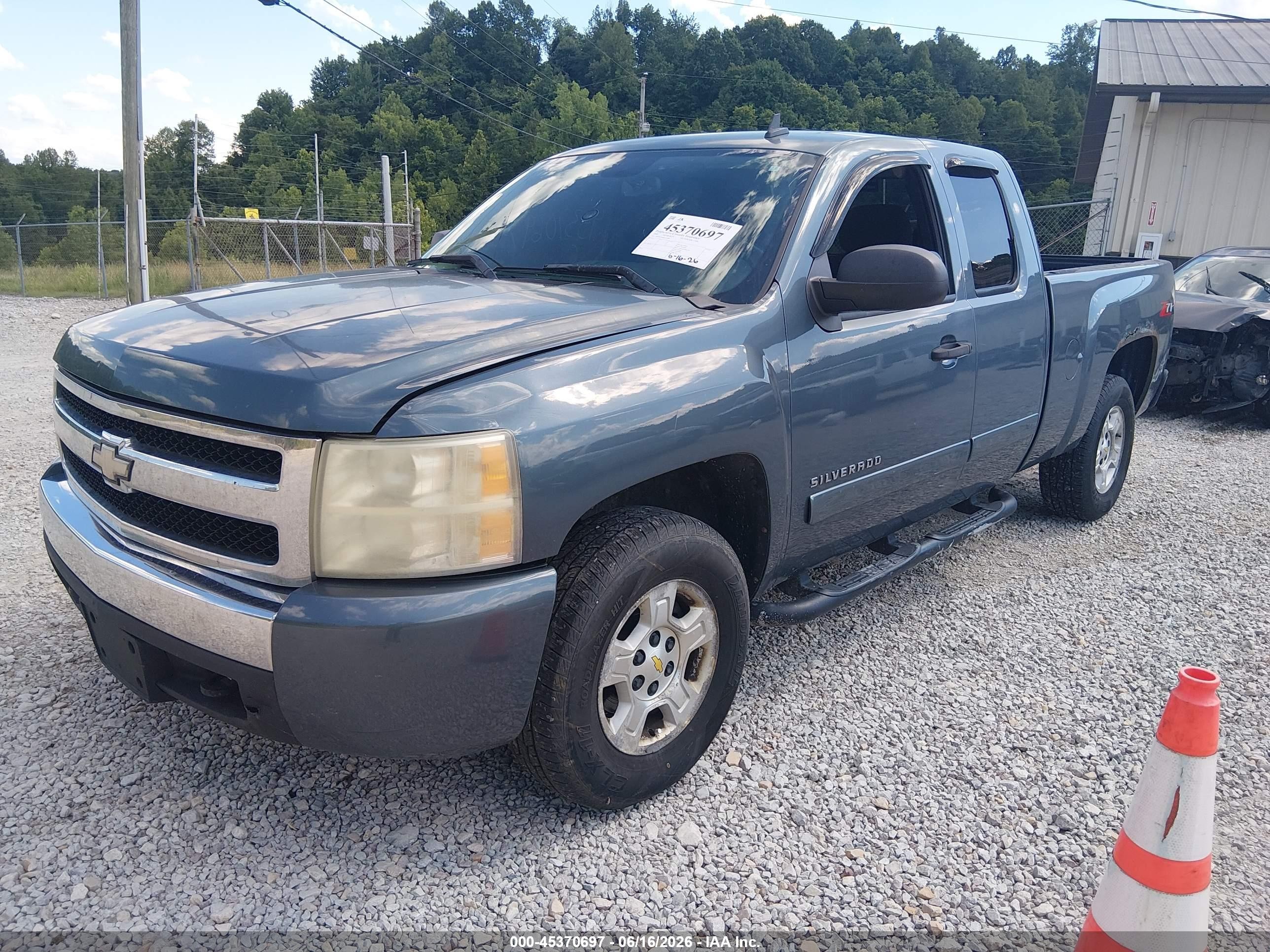 2008 Chevrolet Silverado 1500 Lt1 Blue vin: 1GCEK19048Z314802