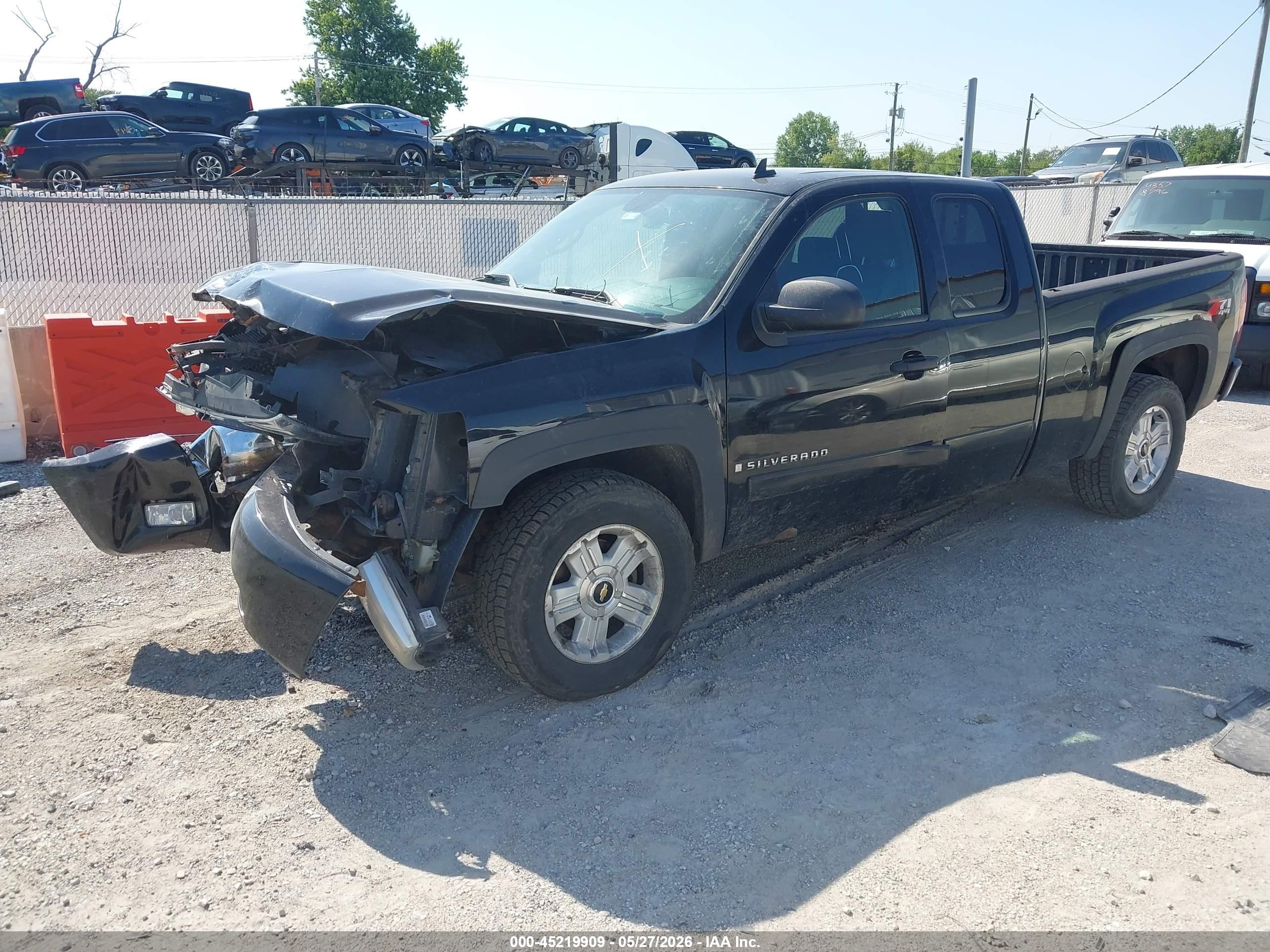2008 Chevrolet Silverado 1500 Lt2 Black vin: 1GCEK19058Z139461